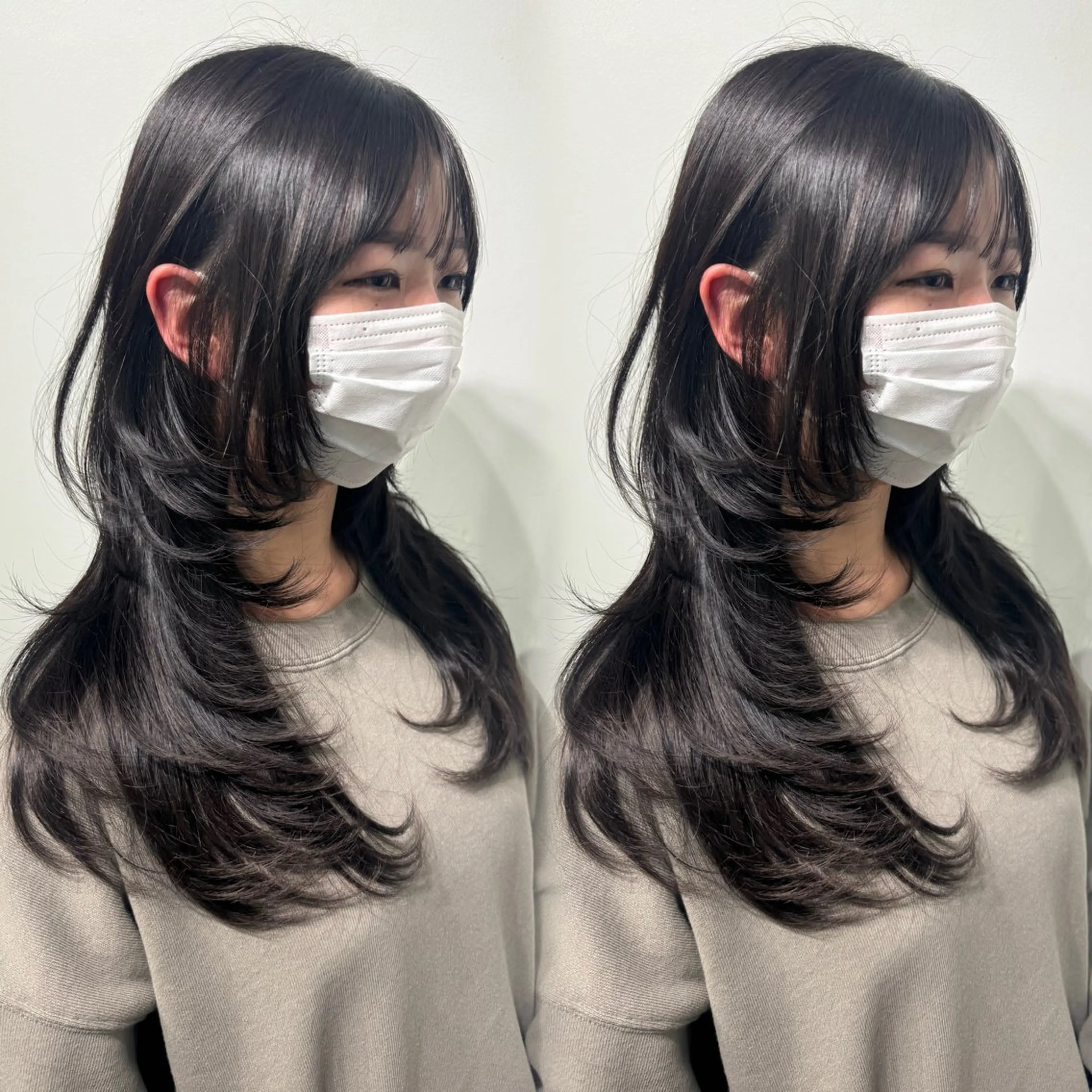 ロング カラー 🎀レイヤー×透明感 ×髪質改善🎀米田のヘアスタイル