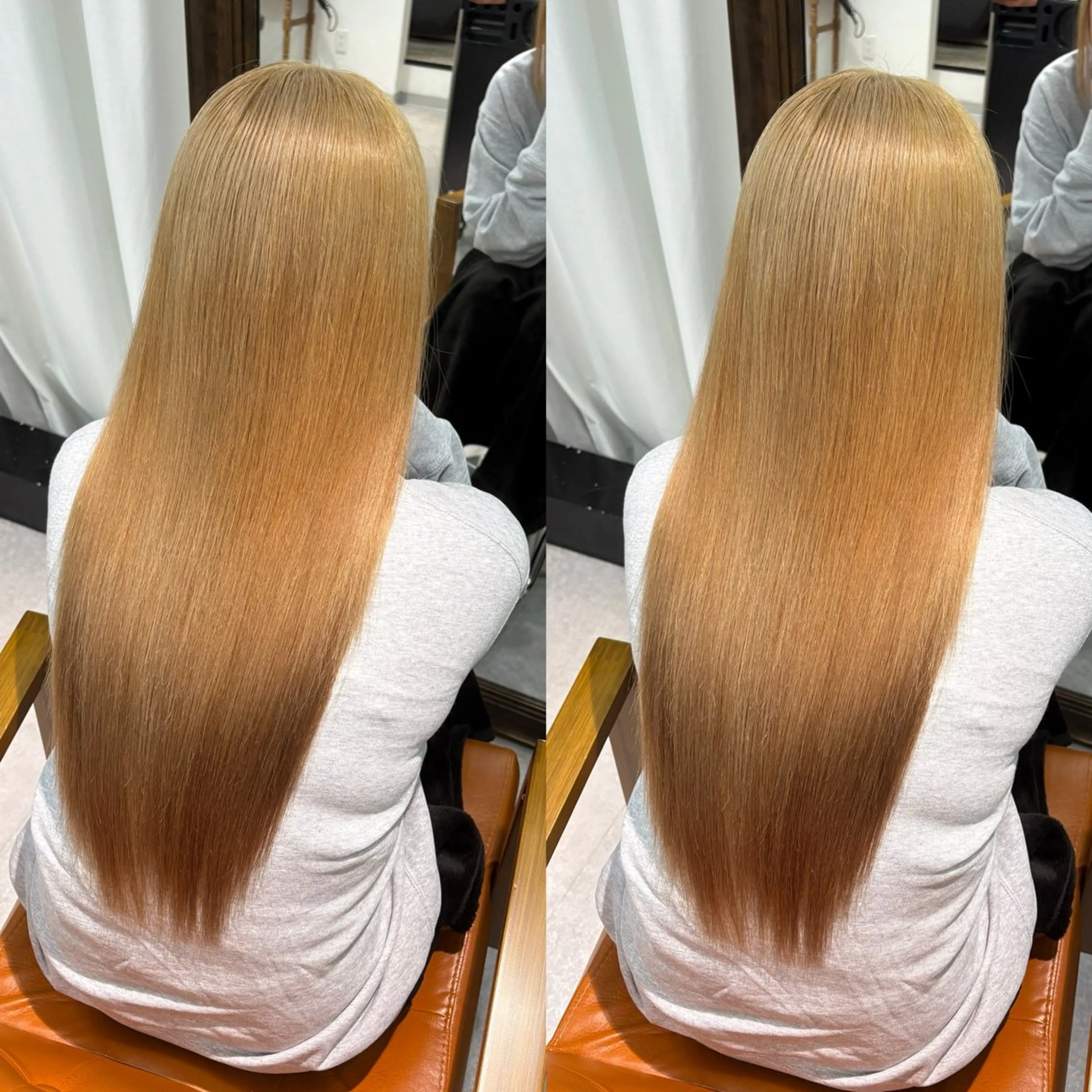 ロング カラー ベージュカラー ブリーチ ヘアカラー なんば🍓 似合わせカラー🐬のヘアスタイル