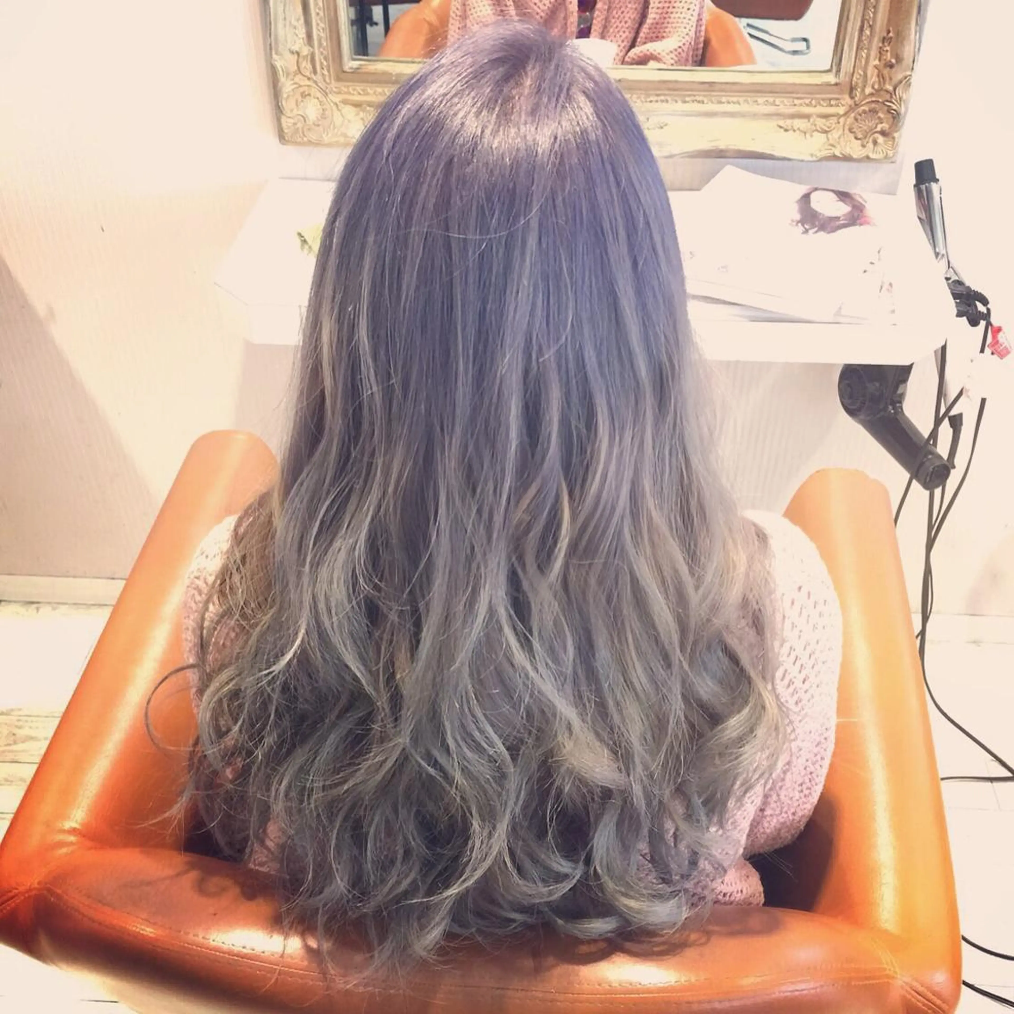 セミロング ロング カラー アッシュ グラデーションカラー ラベンダーカラー ラベンダーアッシュ kazufumi ..のヘアスタイル