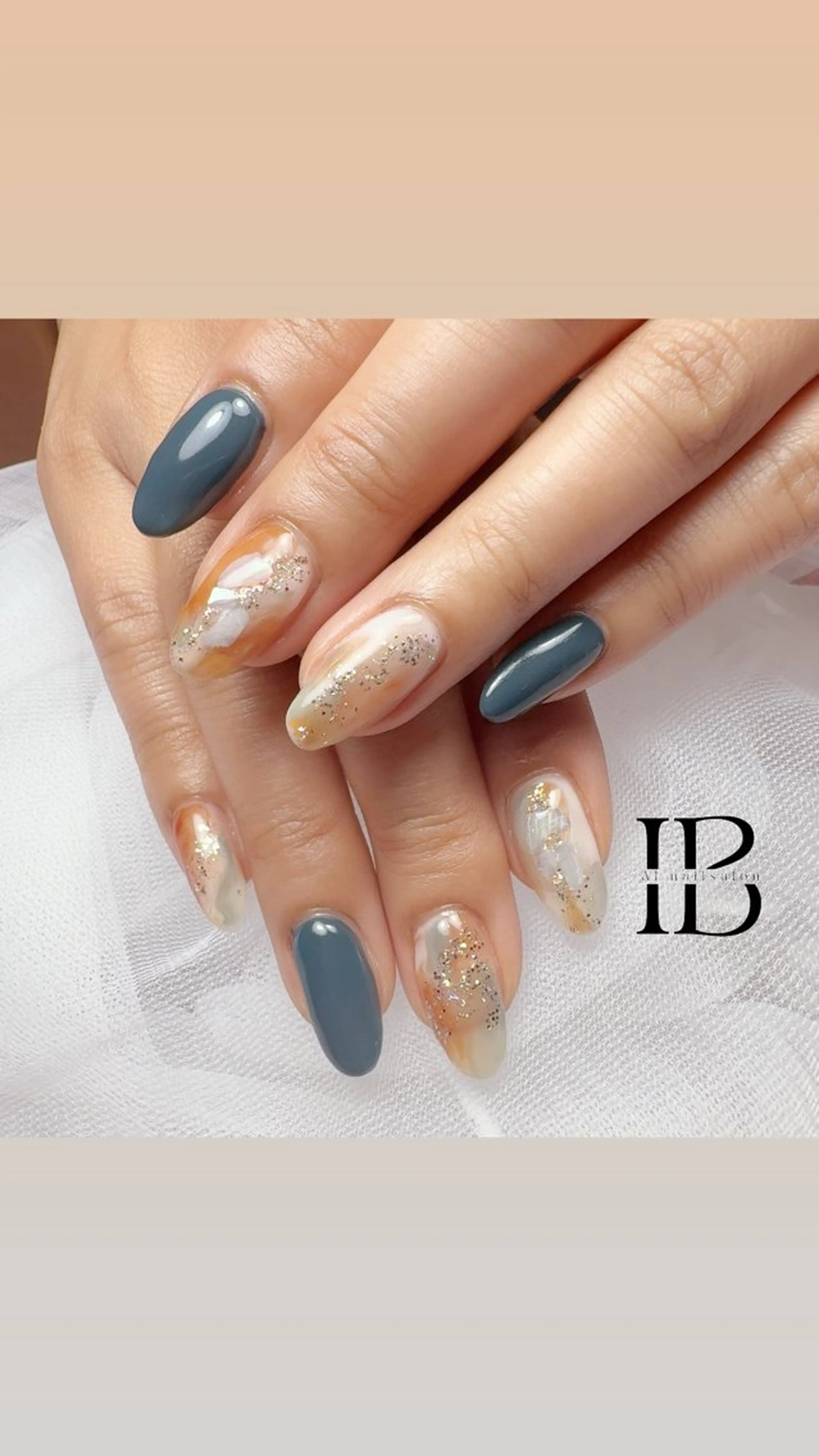 ネイル ハンドネイル 愛 nailsalonのネイルデザイン