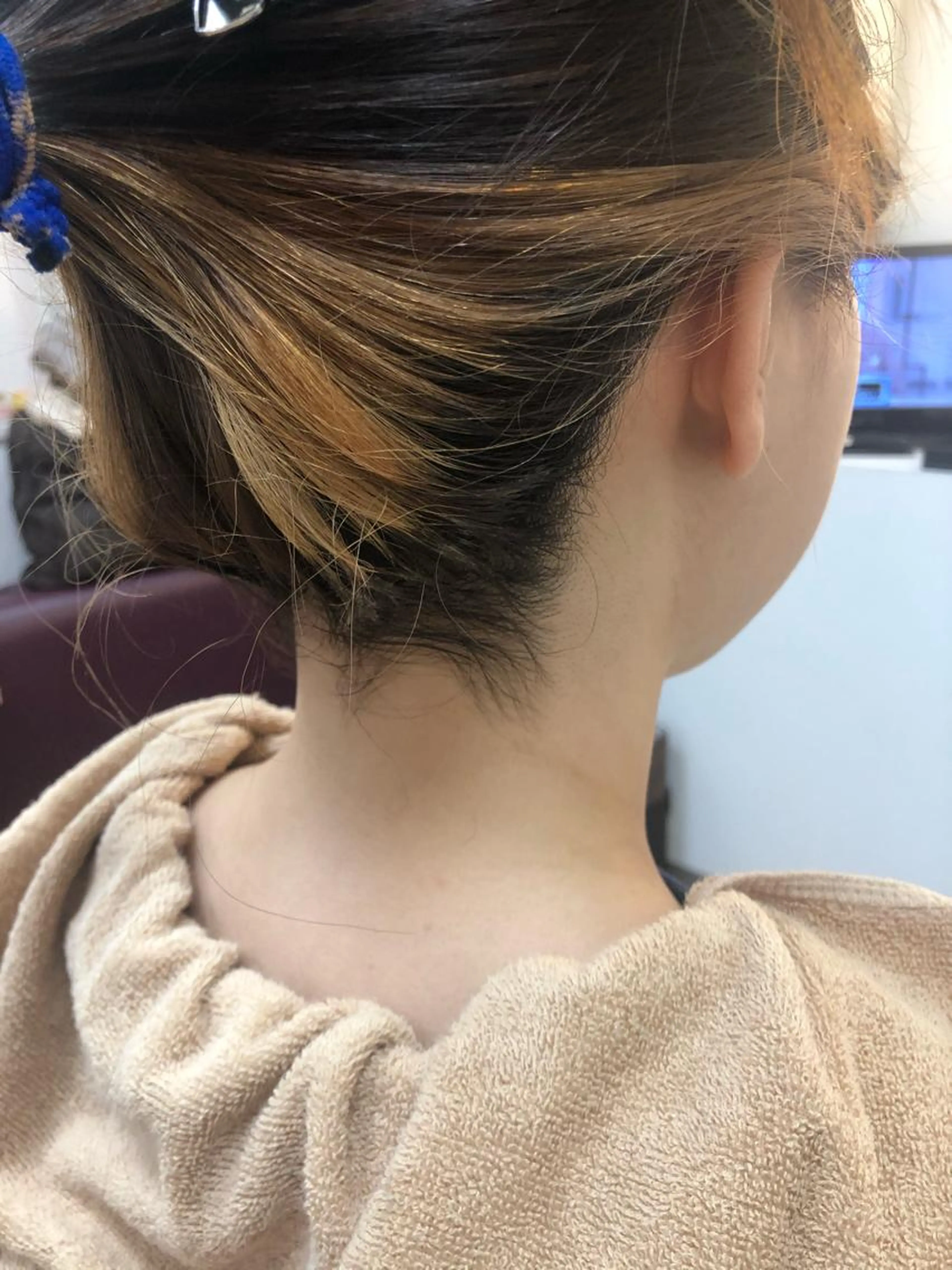 🍒お顔そり、襟足つきの写真