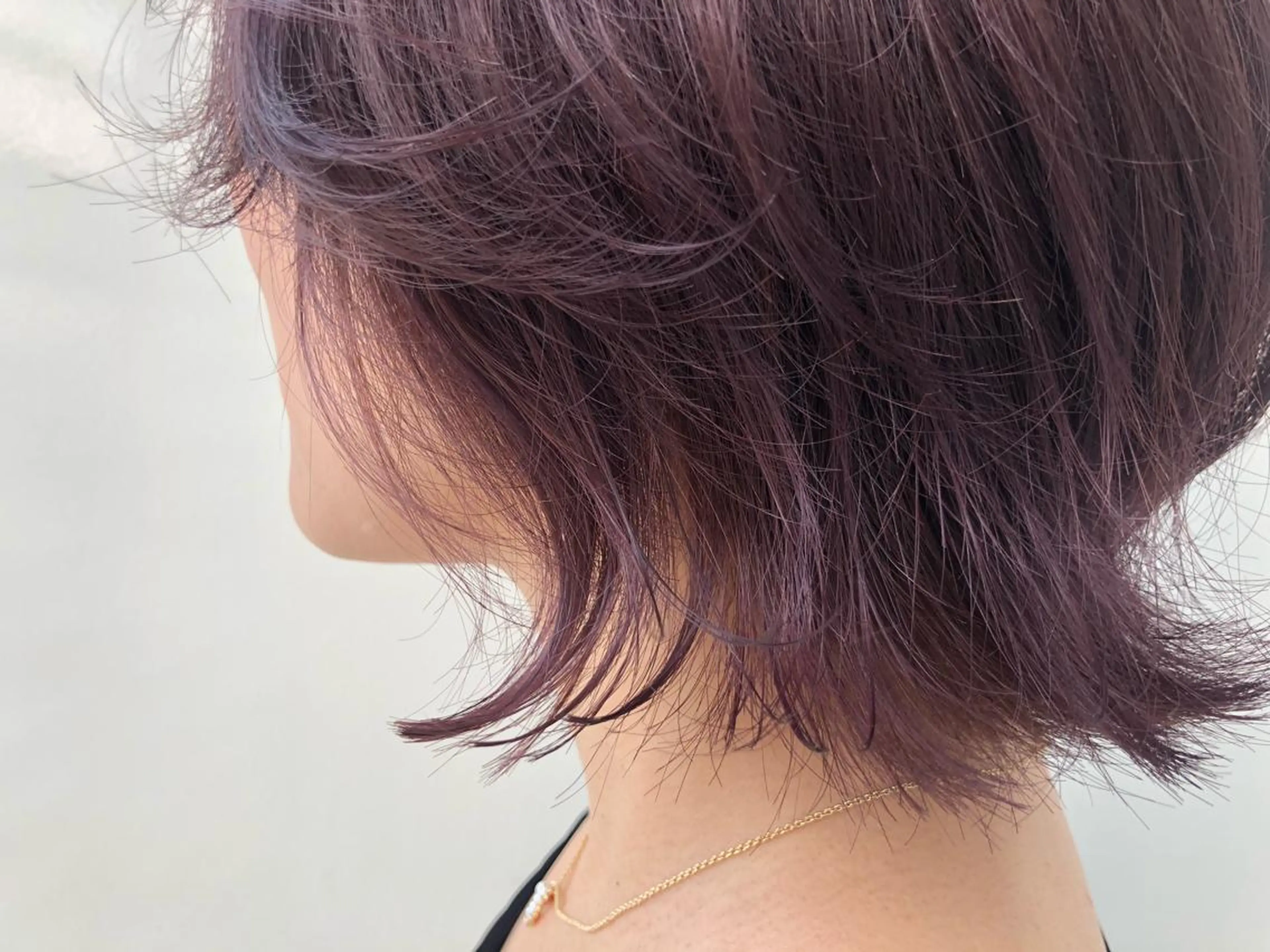 ミディアム カラー ヘアアレンジ ピンクカラー カット ヘアカラー トリートメント NANA／trend style🕊🍑のヘアスタイル