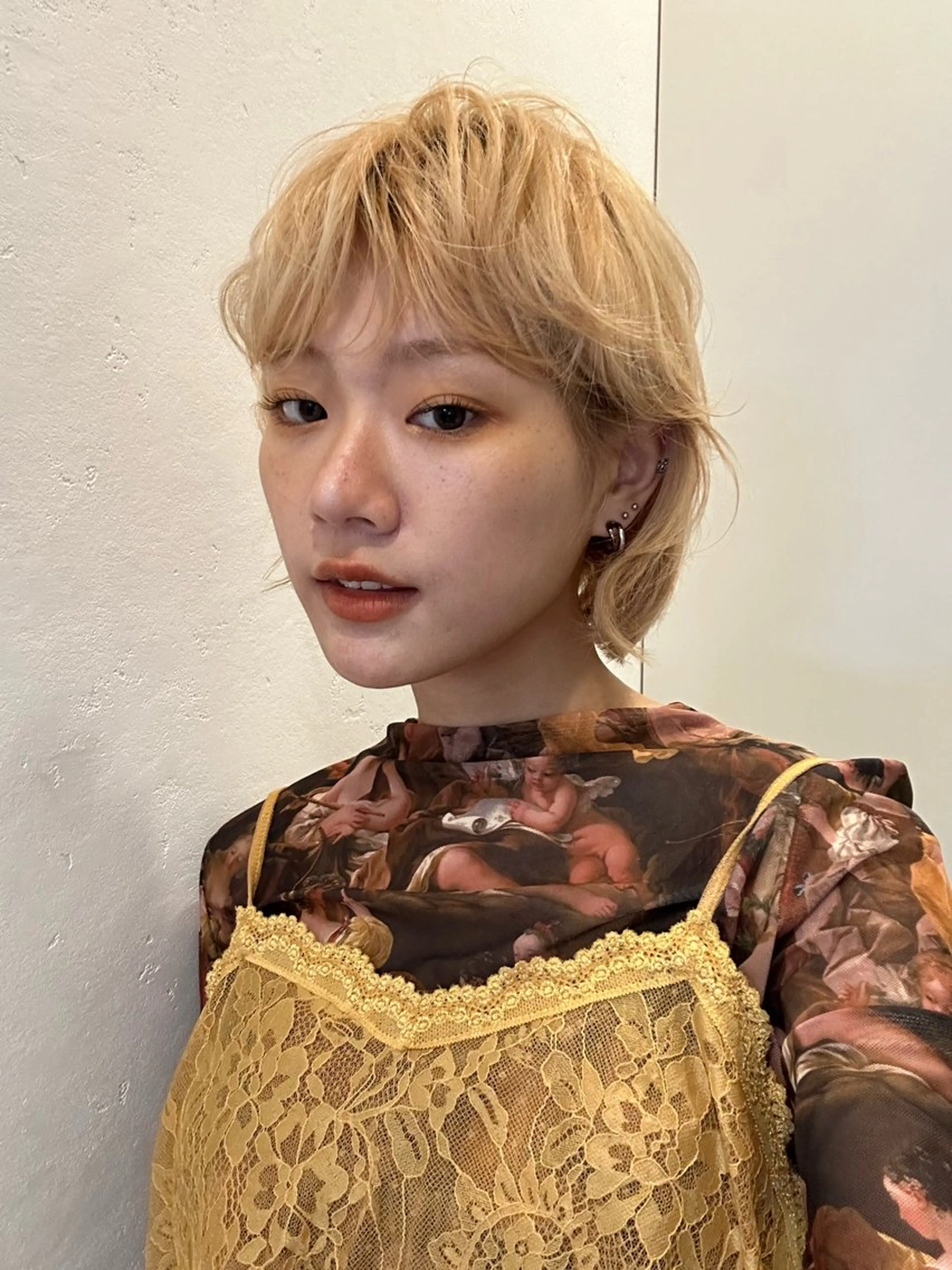 ショート ショートヘア ヘアカラー トリートメント ヘッドスパ taiga レイヤー /髪質改善/矯正🌈のヘアスタイル