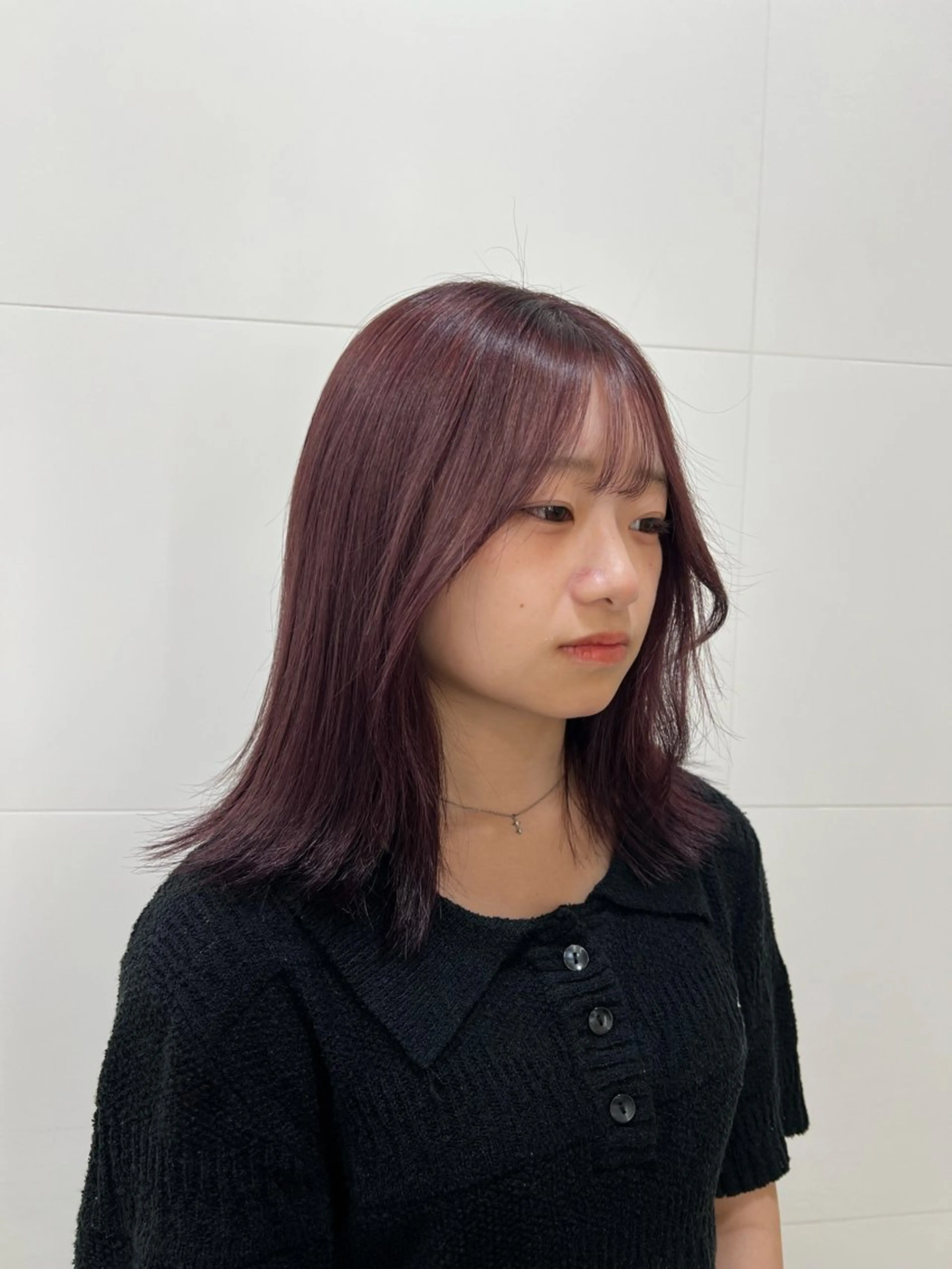 【モデル限定クーポン♡】温かみ感じる暖色カラー🍒➕カット(ロング限定)3cm以上カット✂️¥2,700~の写真