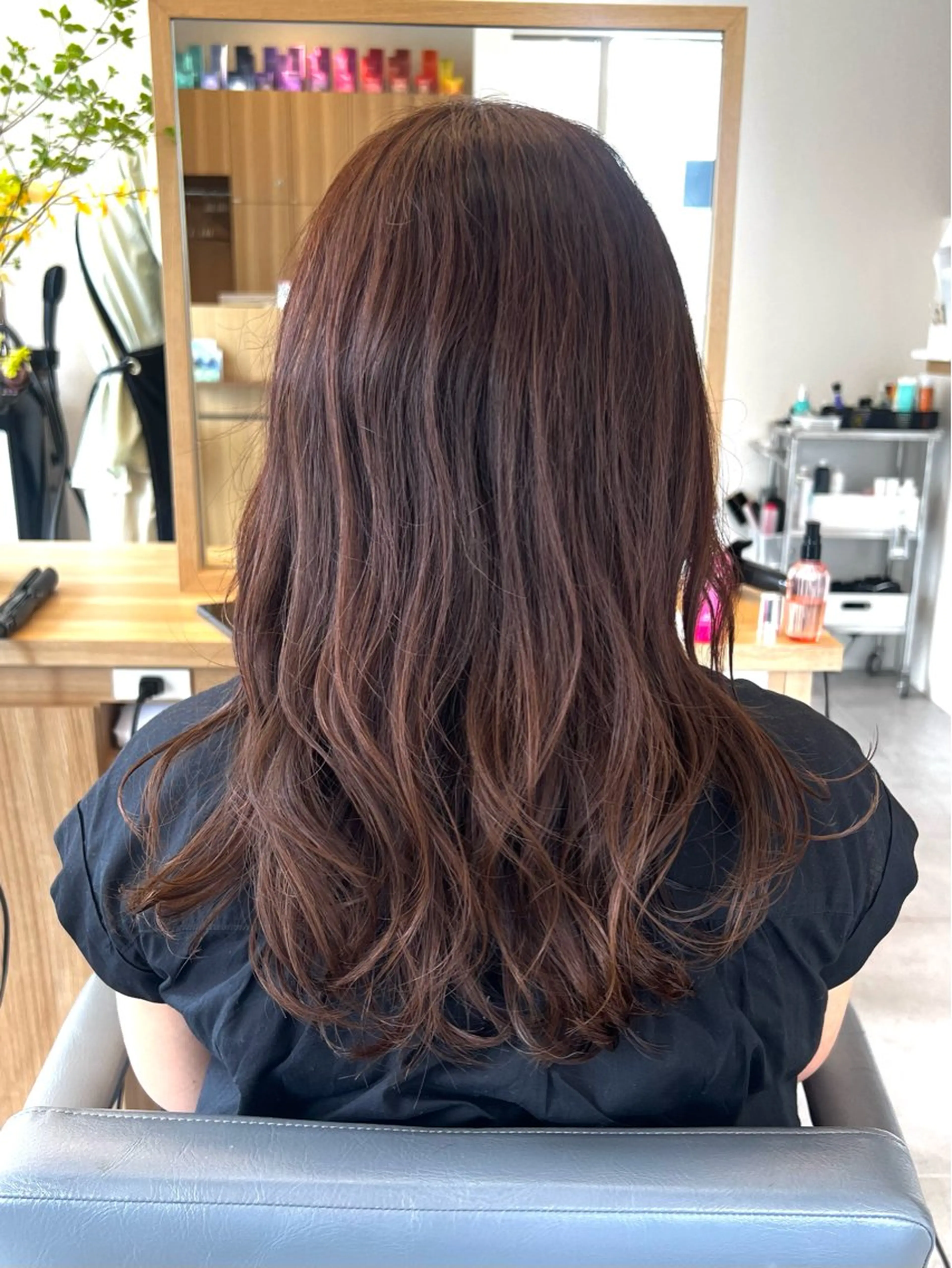 ロング カラー ヘアカラー トリートメント Ore🫧タナカマヤ /柔らかい質感カラーのヘアスタイル