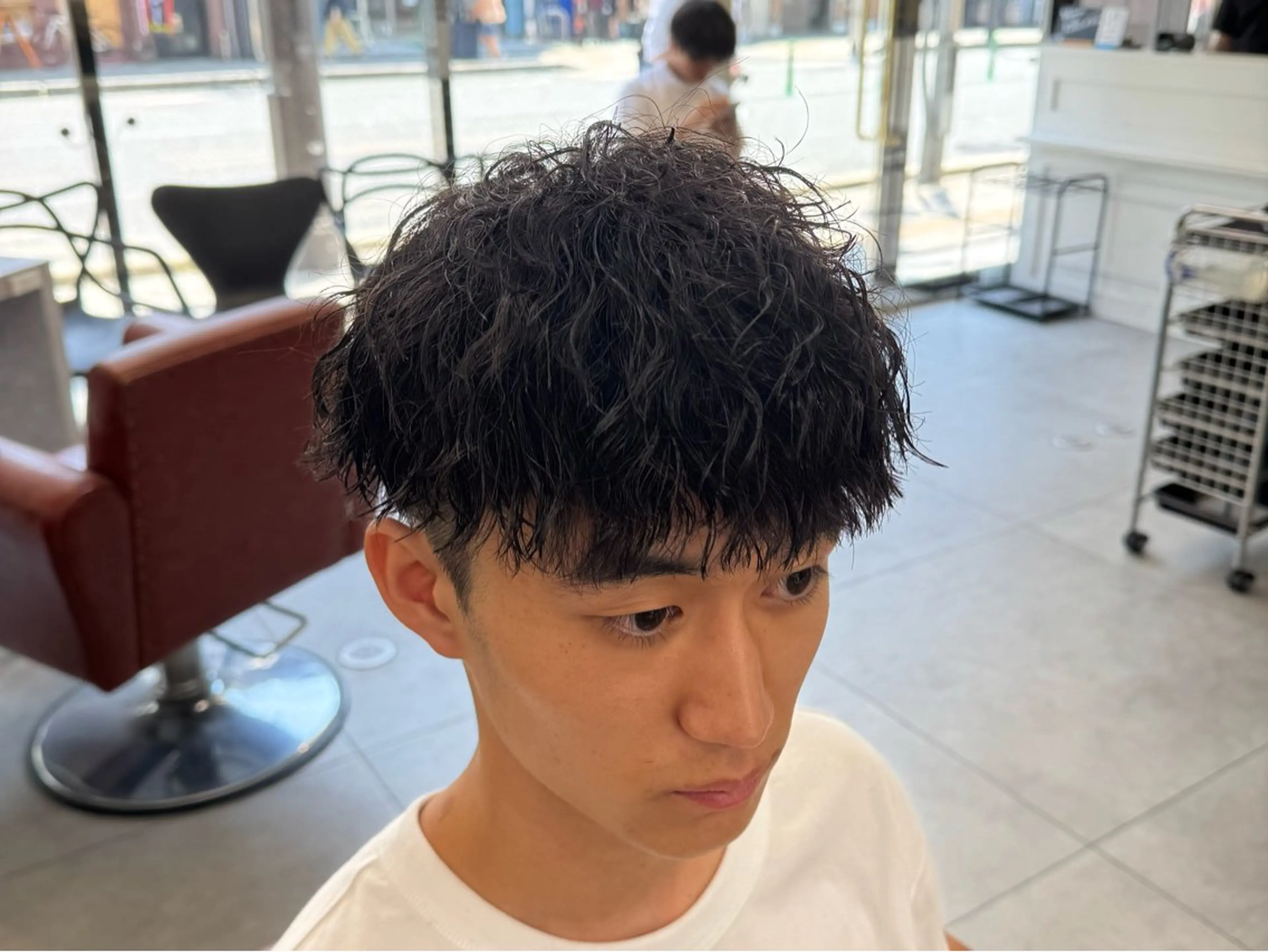 メンズ カット パーマ メンズ/パーマ/ 京都駅/井上光のヘアスタイル