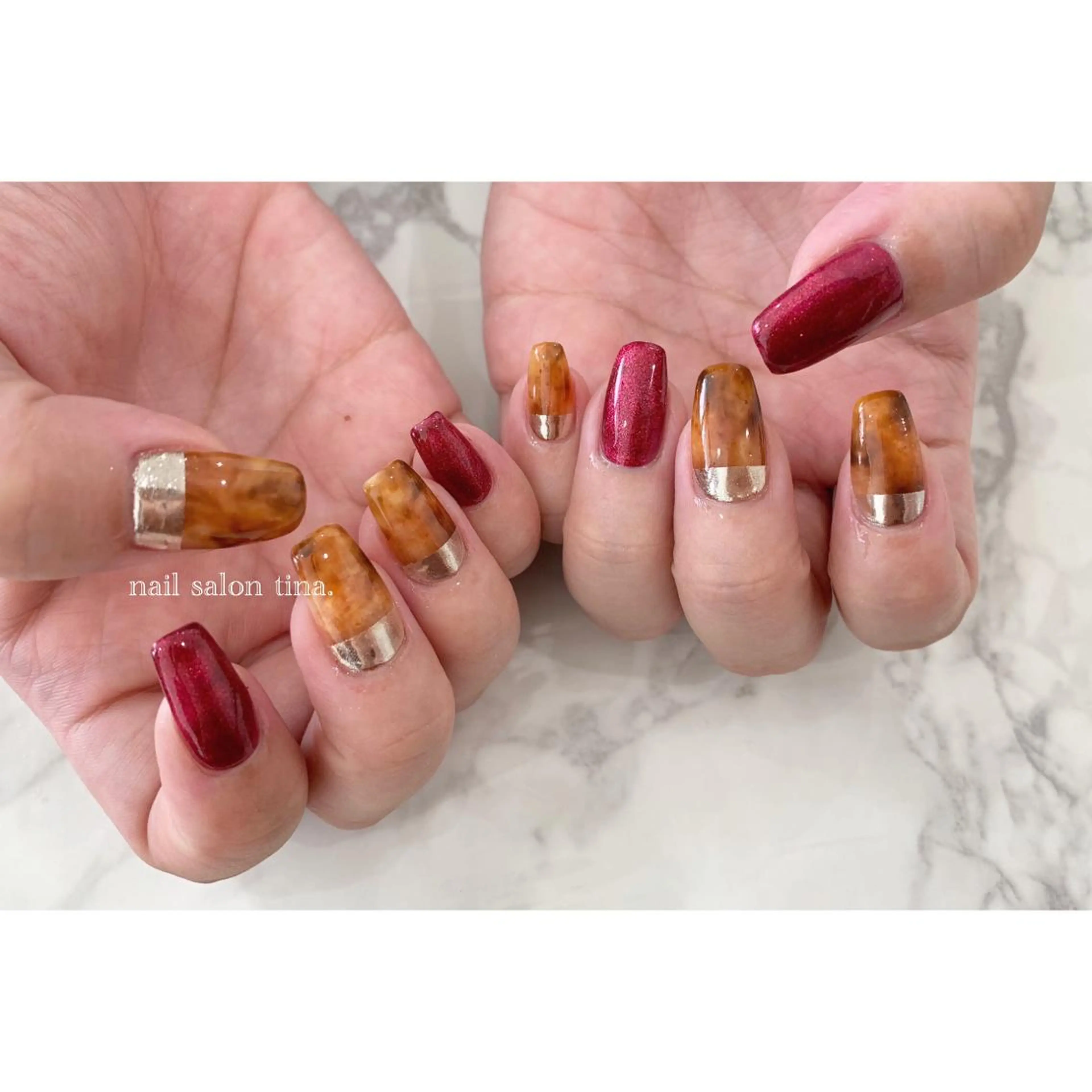 ネイル nail salon tina.所属・中山 はづきのネイルデザイン