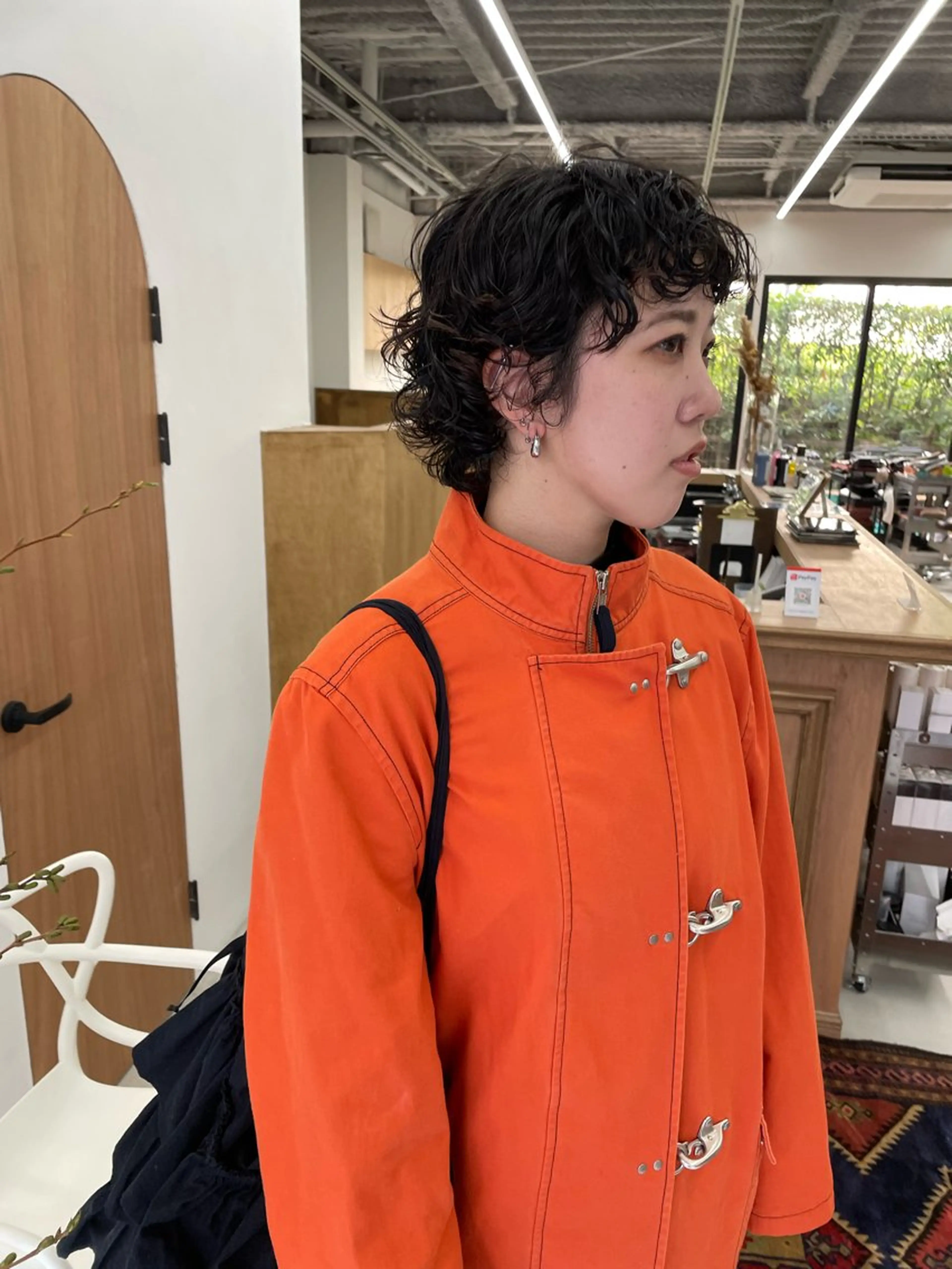 ミディアム カラー パーマ ヘアアレンジ メンズ ミディアムパーマ メンズパーマ カット パーマ トリートメント tatsumi/ボブ ウルフ/レイヤーのヘアスタイル