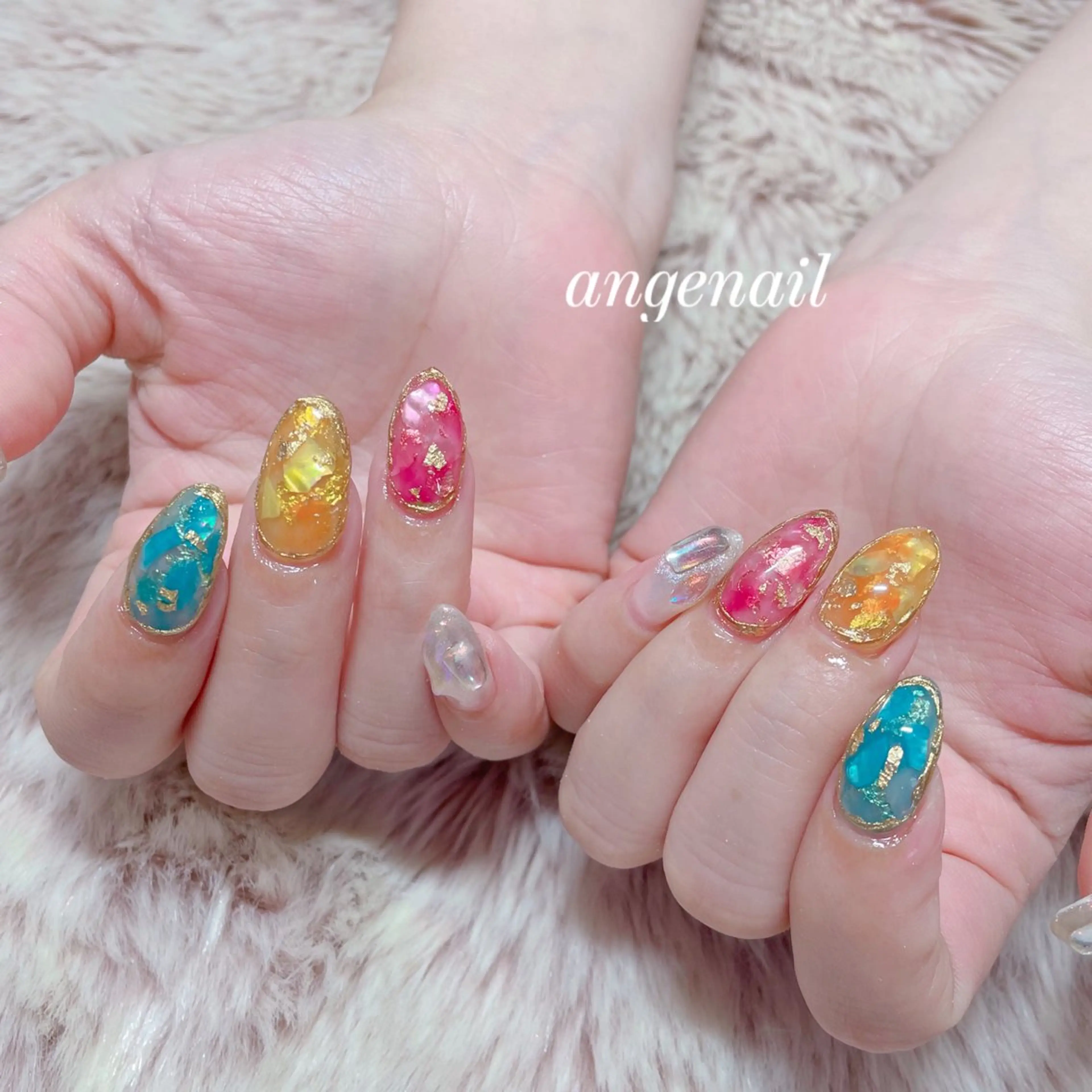 ネイル ハンドネイル オーナーネイリスト MAKIのネイルデザイン