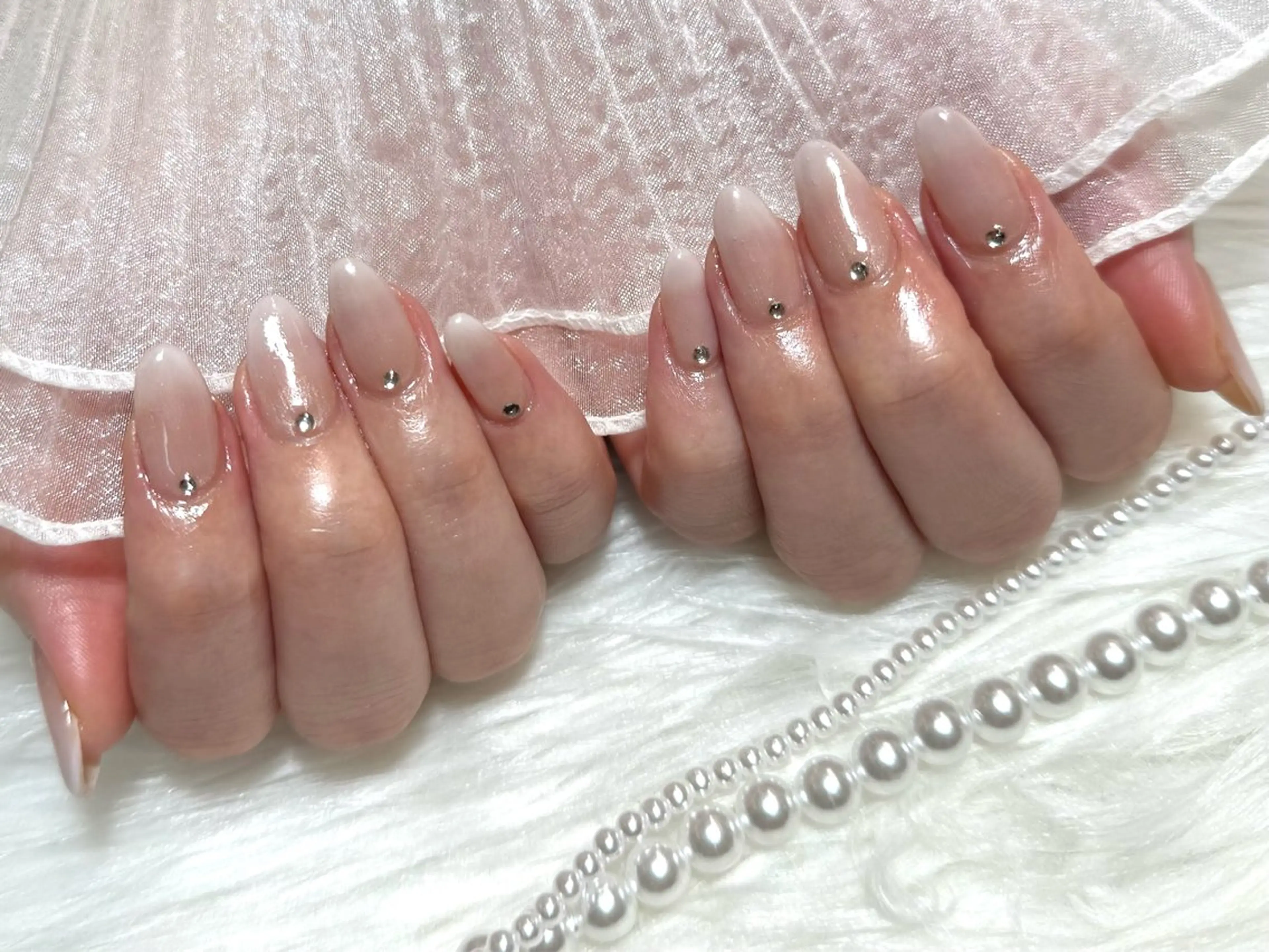 ネイル ワンカラーネイル peTiT ✨️ yuzuki💞🫧のネイルデザイン