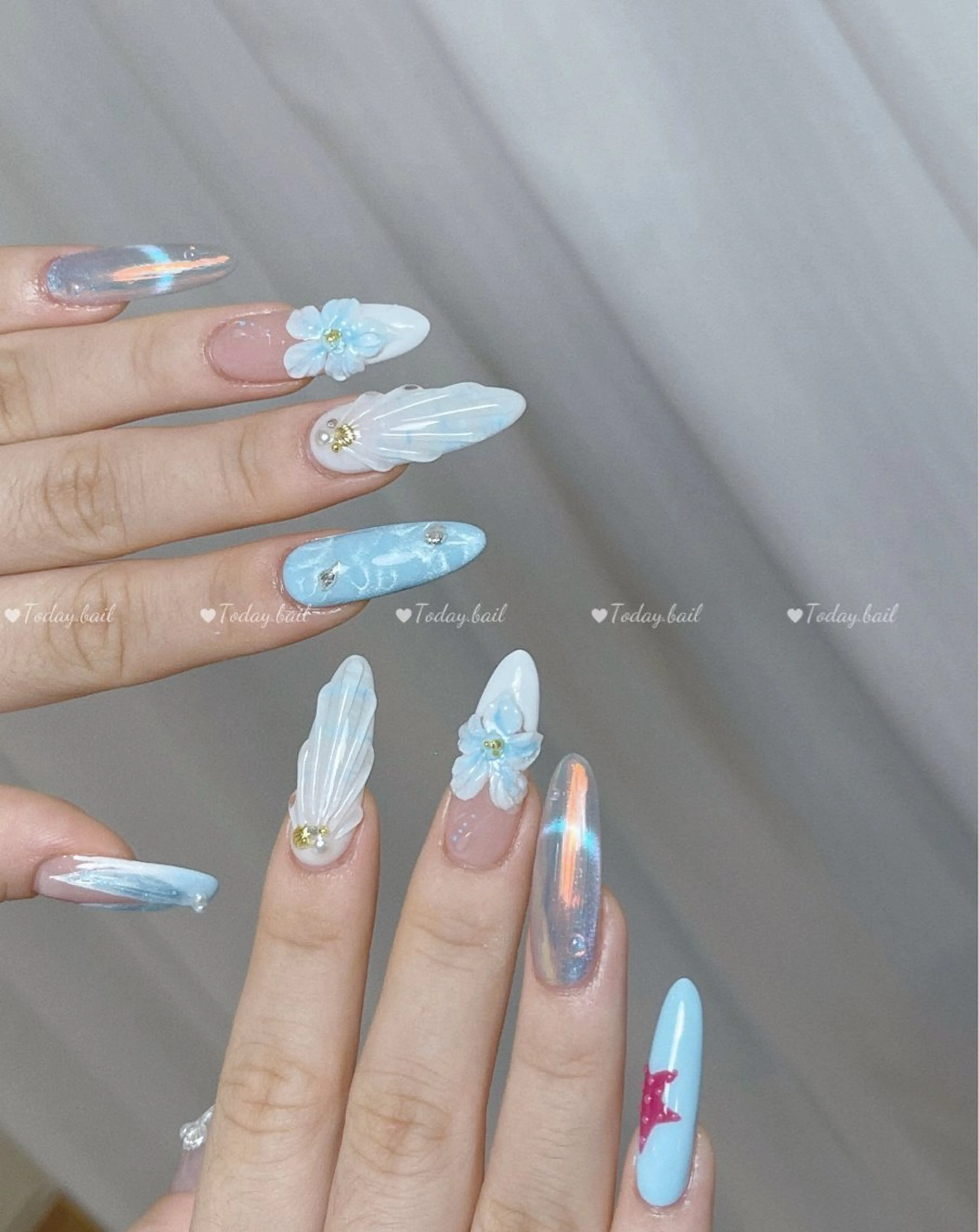 ネイル ハンドネイル 🎀Today nail💅のネイルデザイン