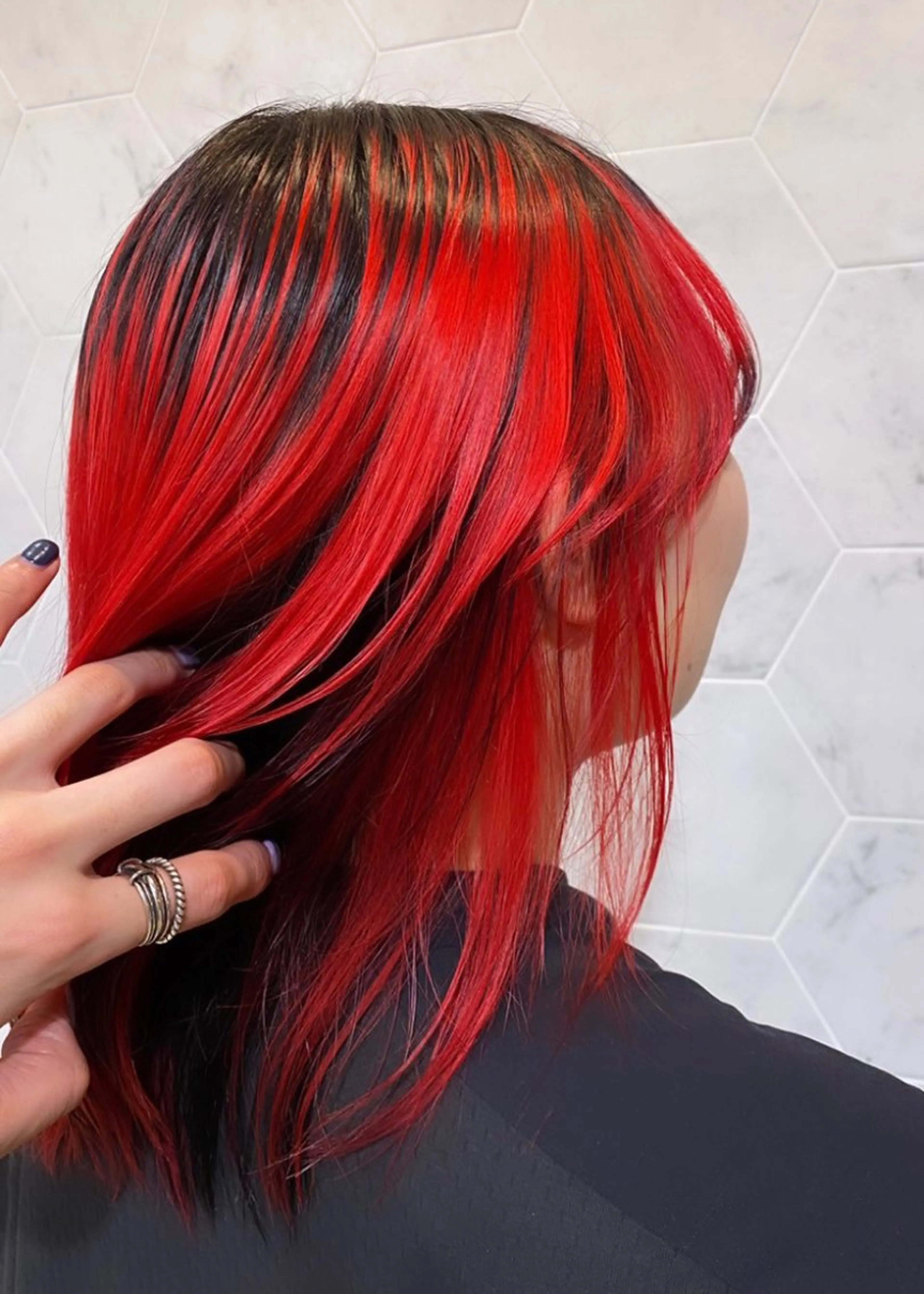 ミディアム そうや 🐺のヘアスタイル