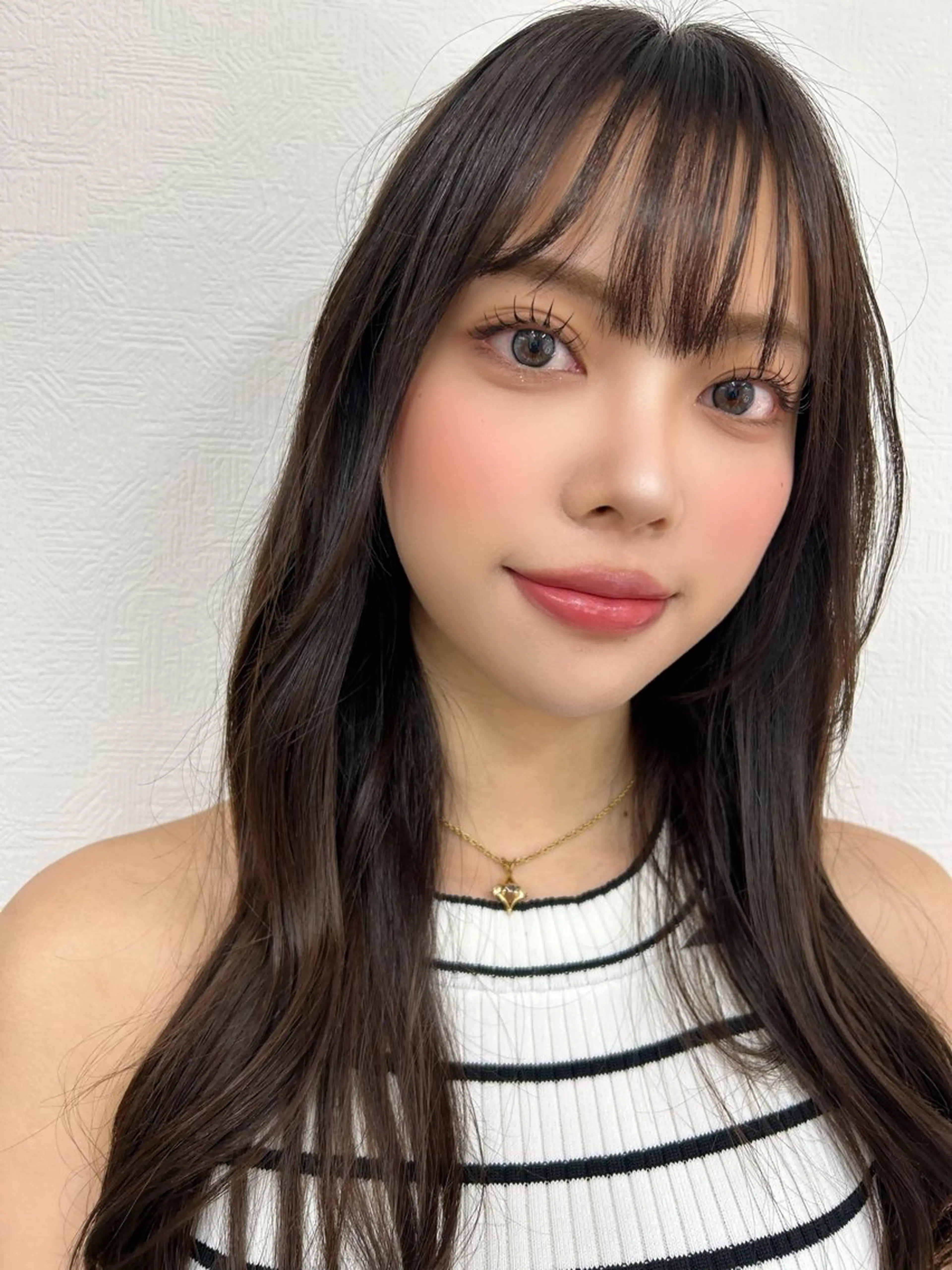 マツエク・マツパ 束感まつ毛 まつげパーマ 下まつげエクステ 一重×まつ毛パーマ アップワードラッシュ 束感まつ毛nasu marina🎀の眉毛・アイブロウイメージ