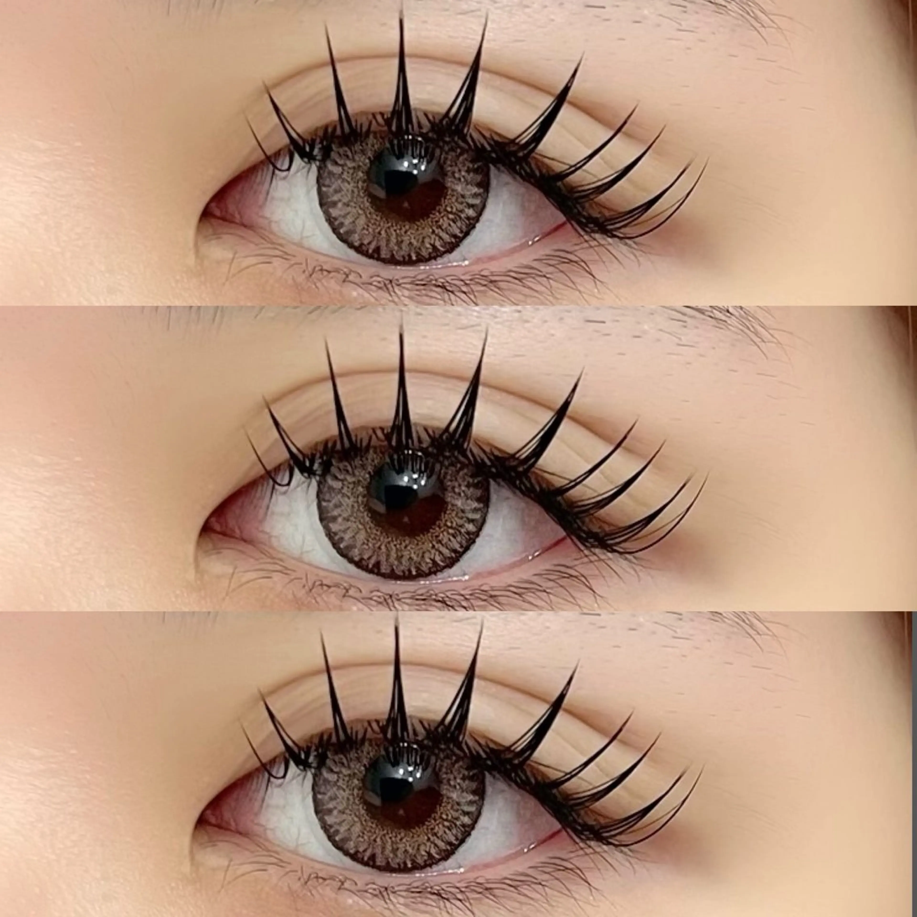 マツエク・マツパ マツエク 【那覇/束感まつ毛 /LED】ｷｬﾒﾙのマツエク・マツパデザイン