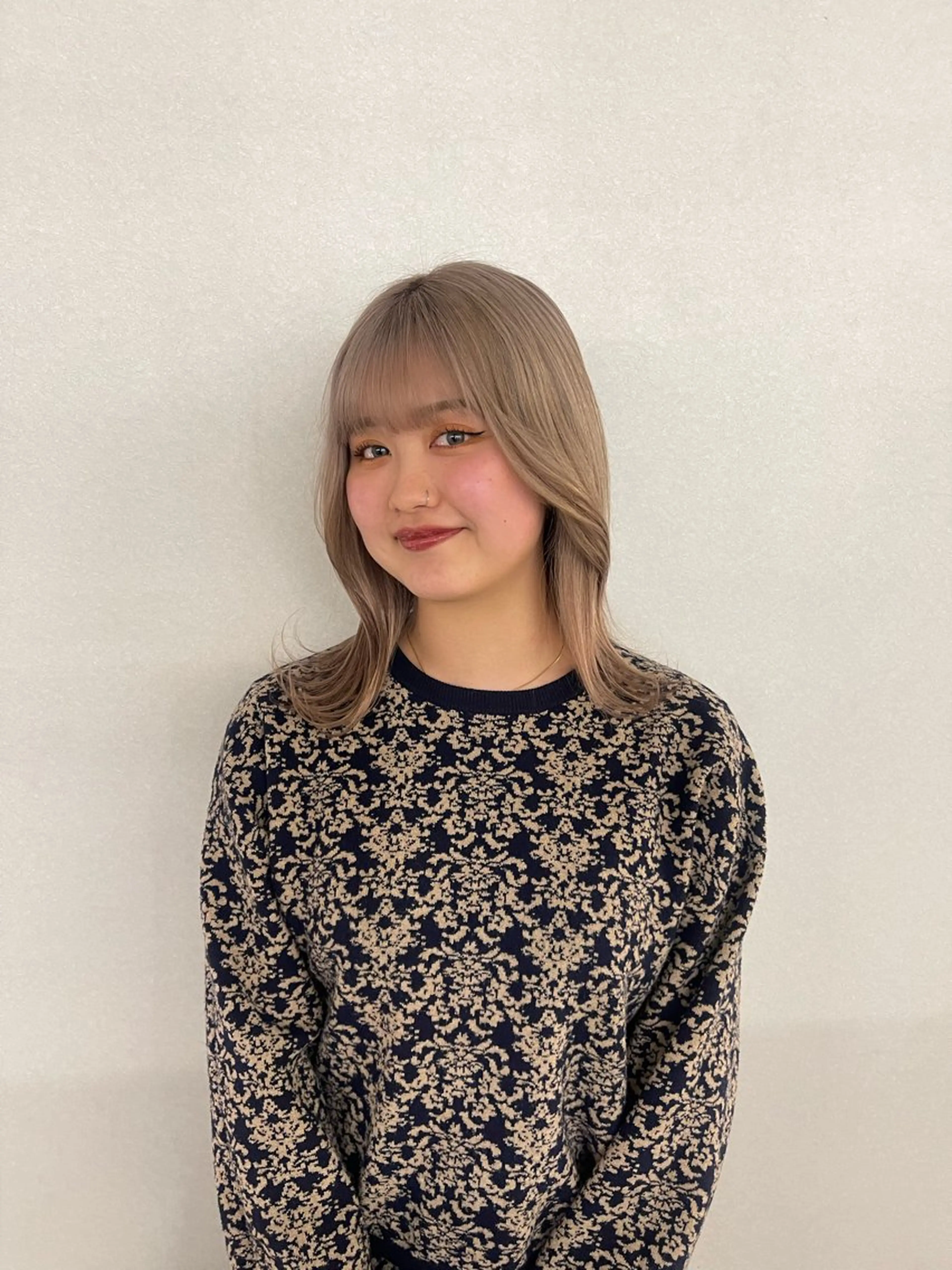 ミディアム 銀座☀️ボブ美容師 佐藤ルイのヘアスタイル