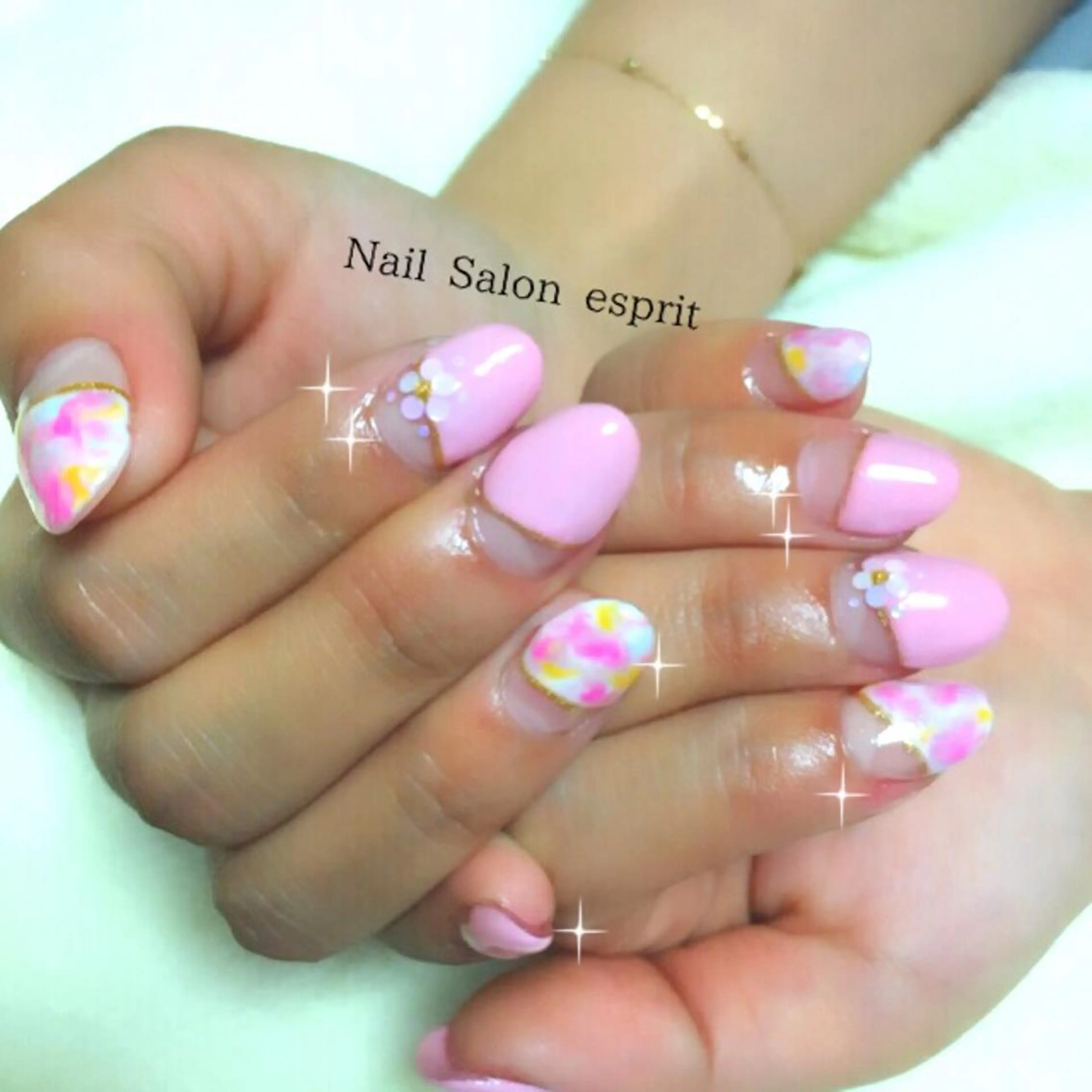 ネイル ピンク Nail Salon espritのネイルデザイン