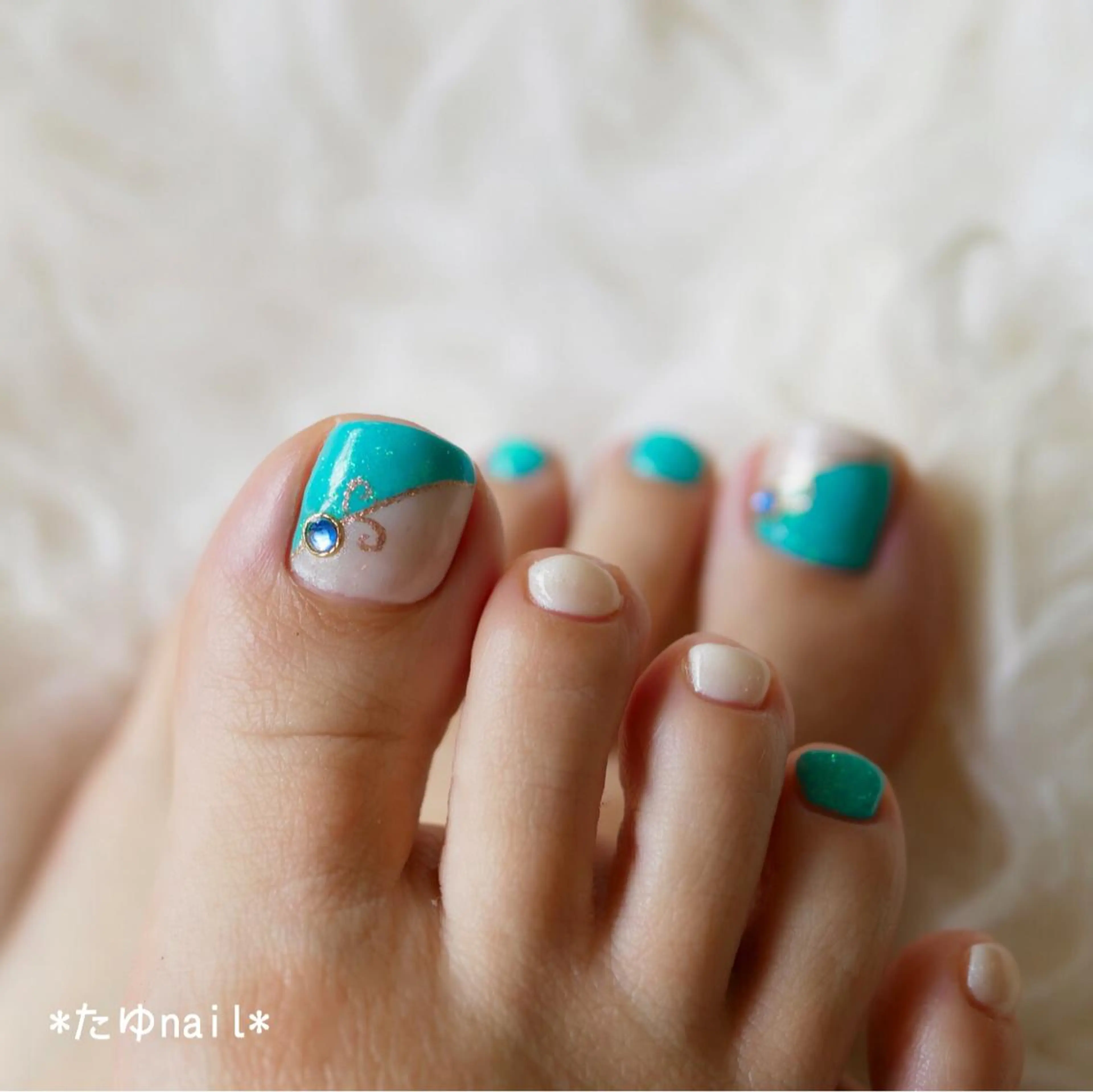 ネイル フットネイル ネイルサロン 【たゆnail】のネイルデザイン