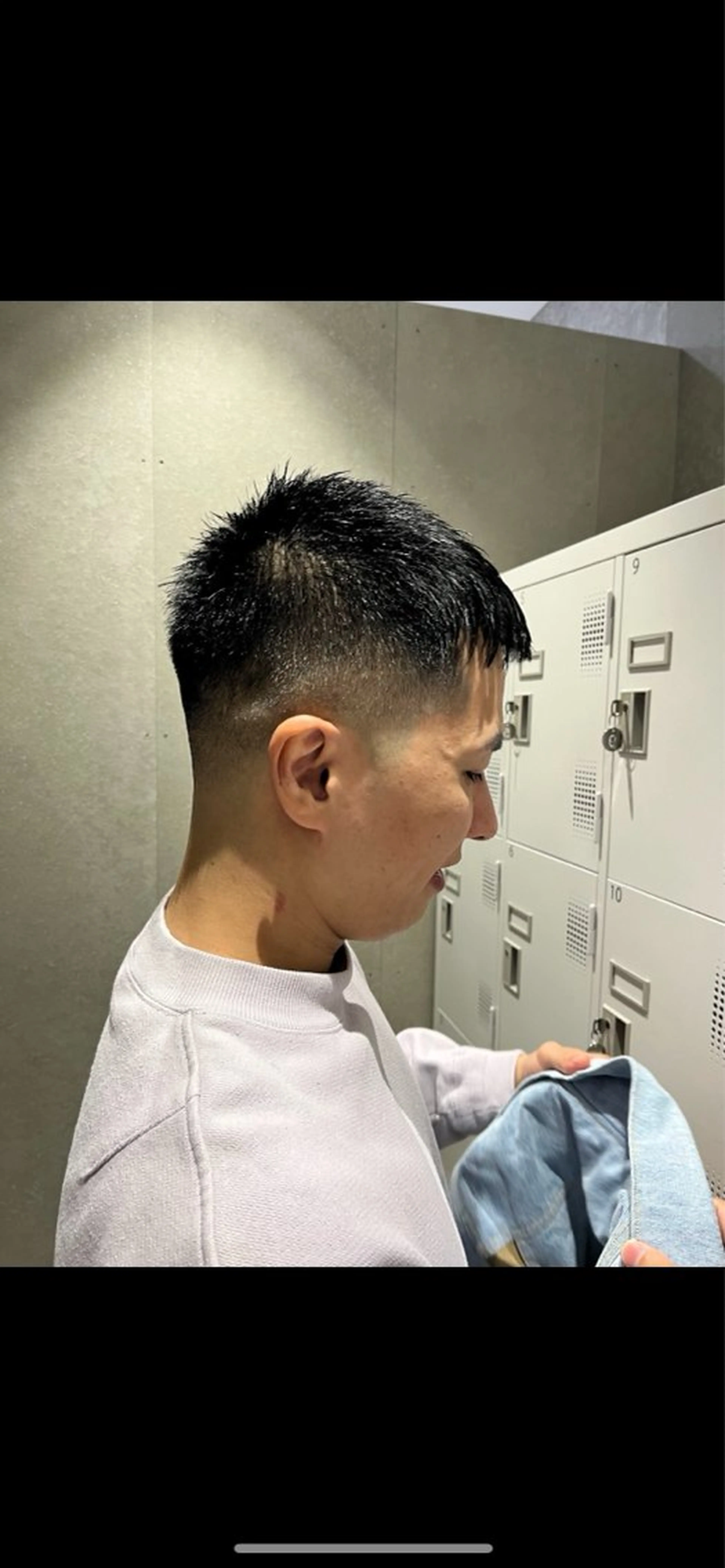 ショート カット 萩森 龍也のヘアスタイル