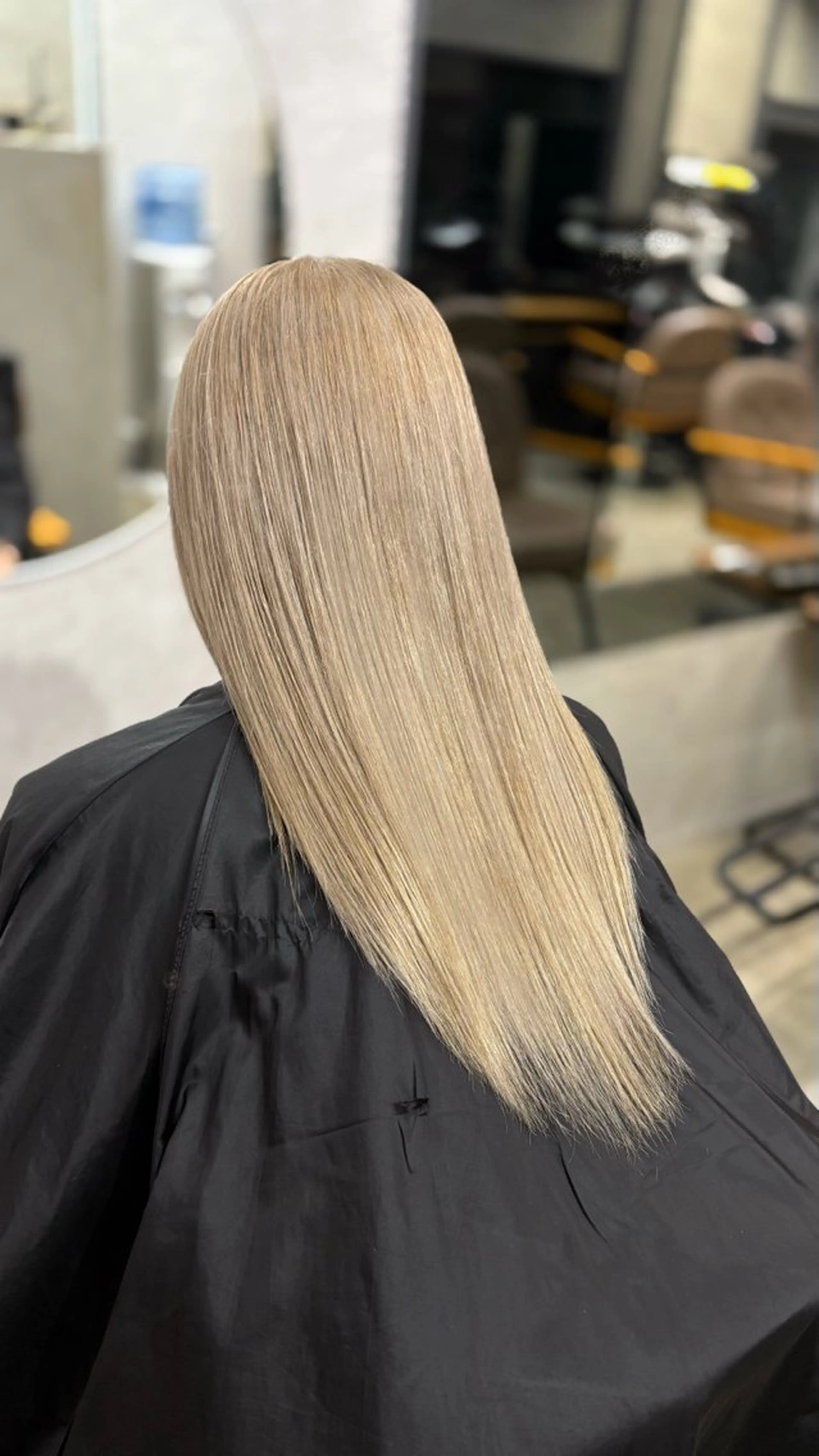 ロング カラー ヘアカラー トリートメント 天神/ハイトーン/艶 カラー/Miharuのヘアスタイル