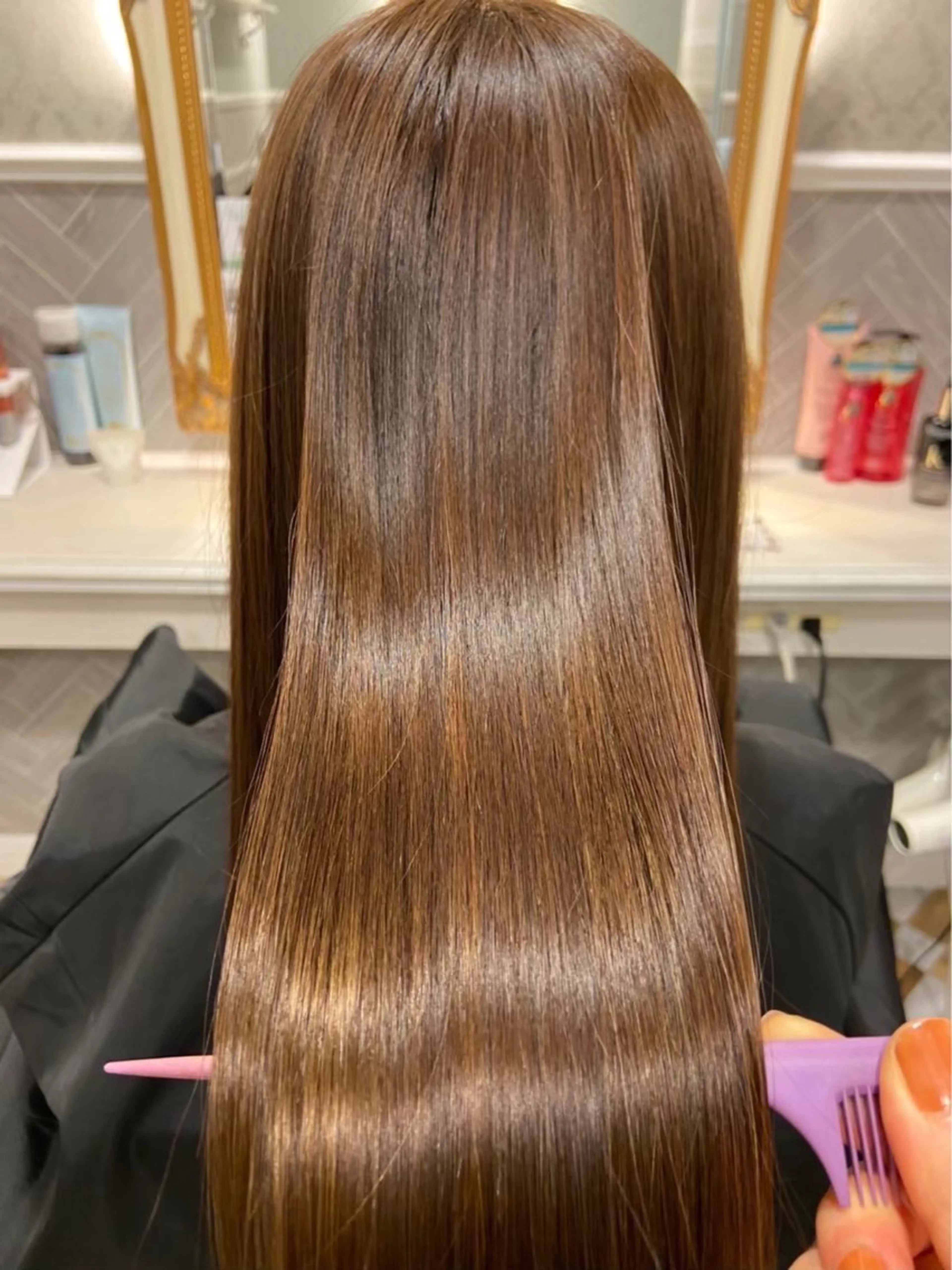 ロング 韓国レイヤー✂︎ yuka♥️のヘアスタイル