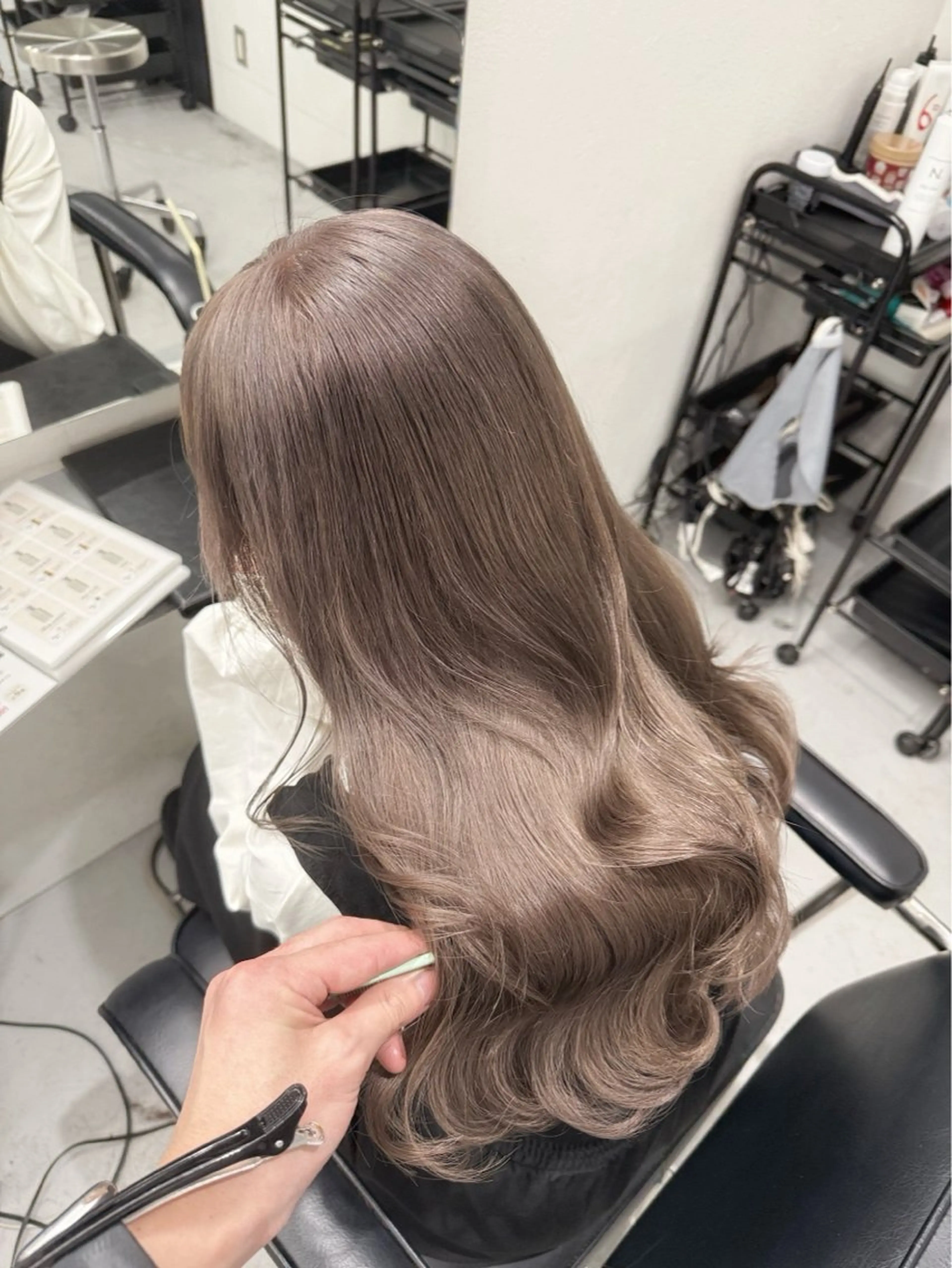 ロング カラー カラーモデル募集中 /新潟万代/かこ🩵のヘアスタイル