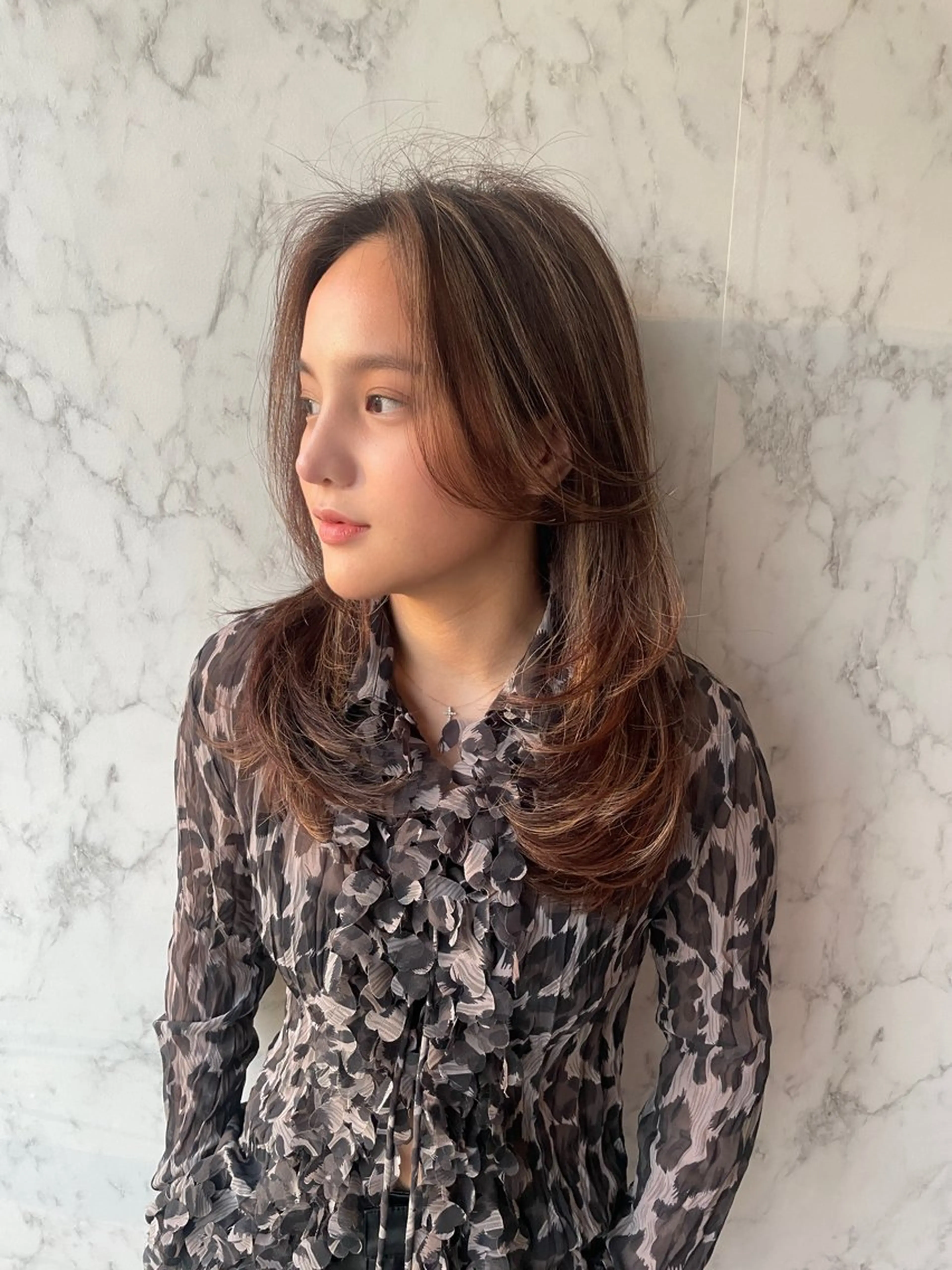 カラー ハイライトカラー カット wixy所属・レイヤー/美髪カラー 🫧名古屋YURIのヘアスタイル