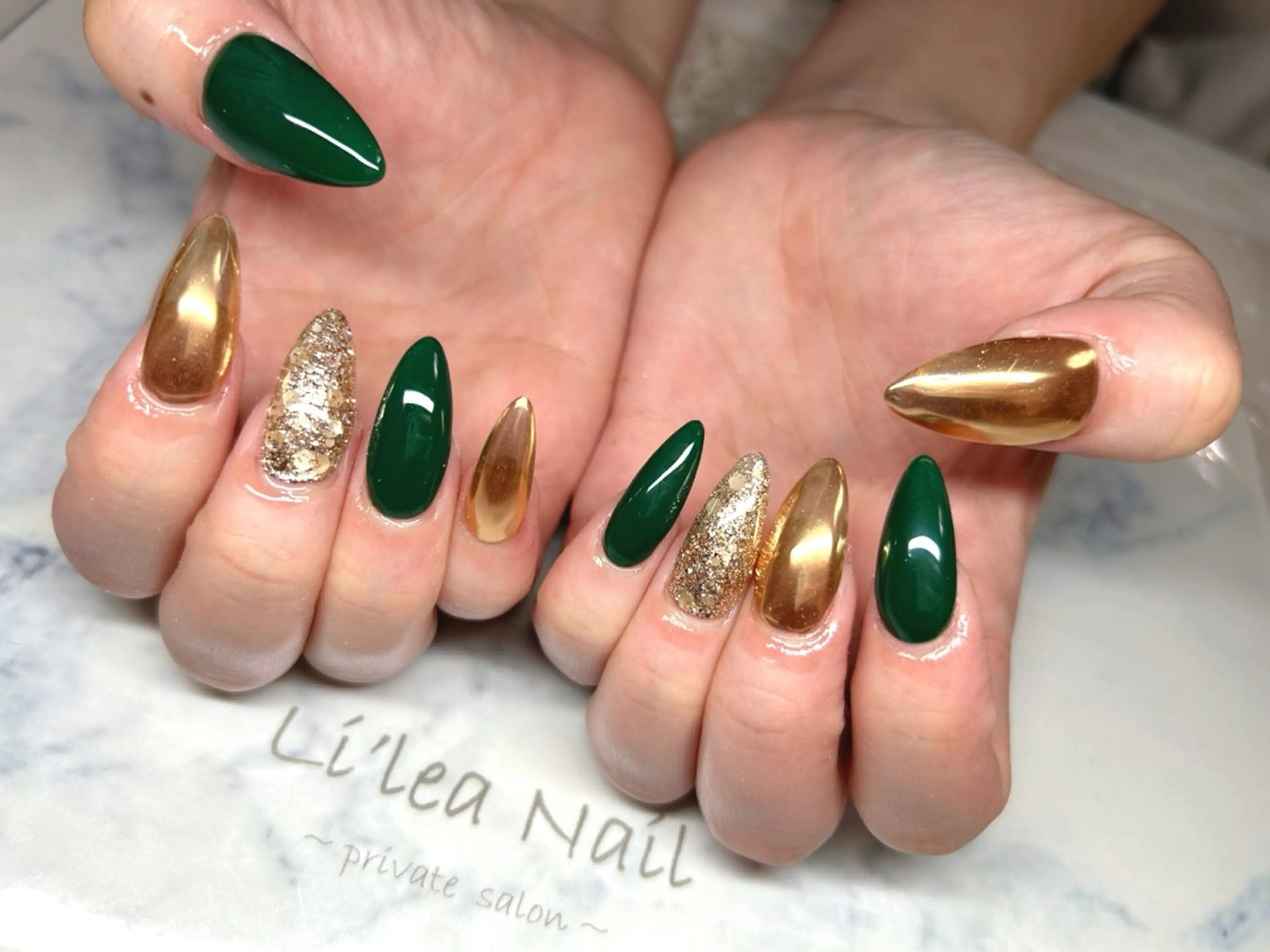 ネイル ハンドネイル Li'leaNail AINAのネイルデザイン