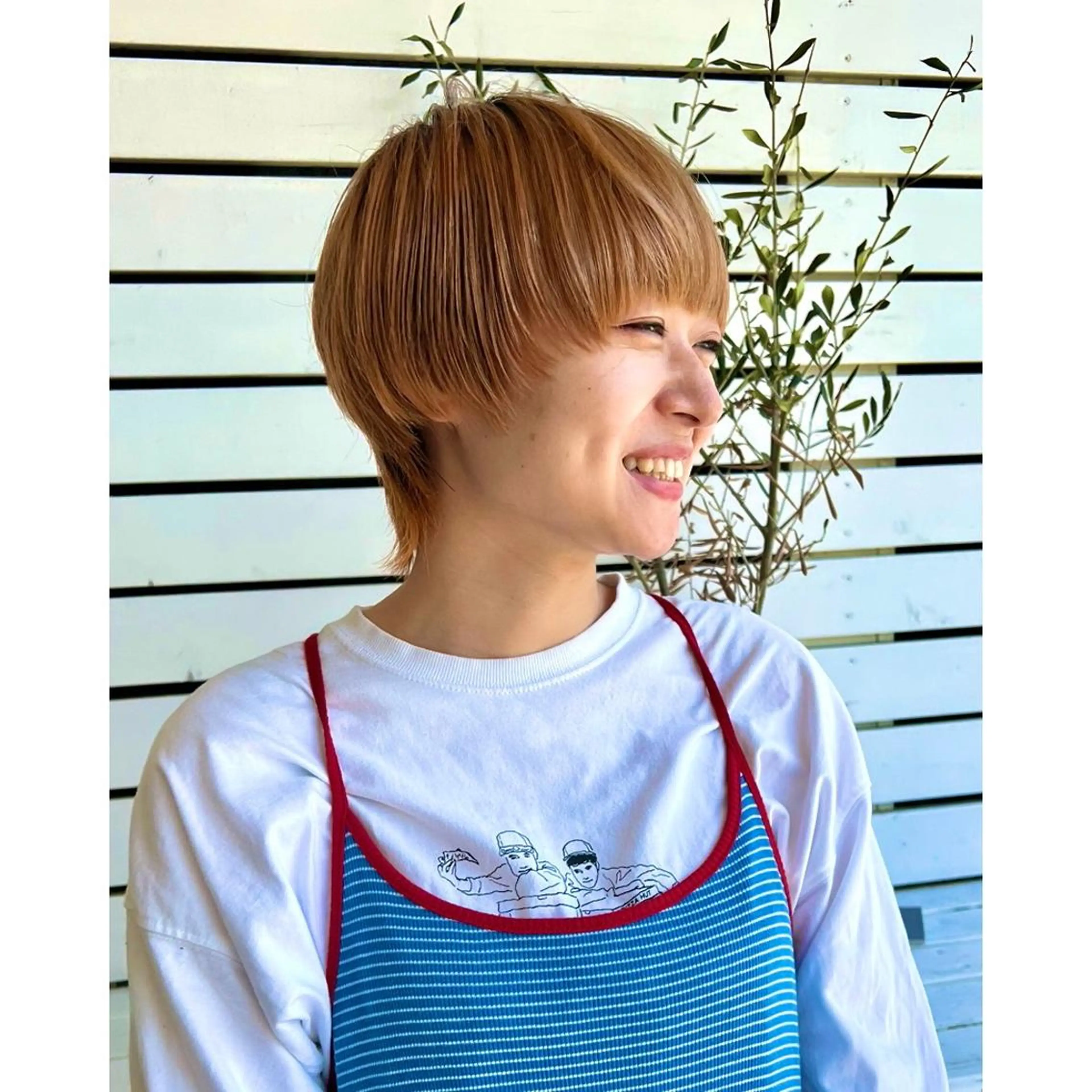 ショート 茅ヶ崎/ショートボブ /ハイトーン/片野のヘアスタイル