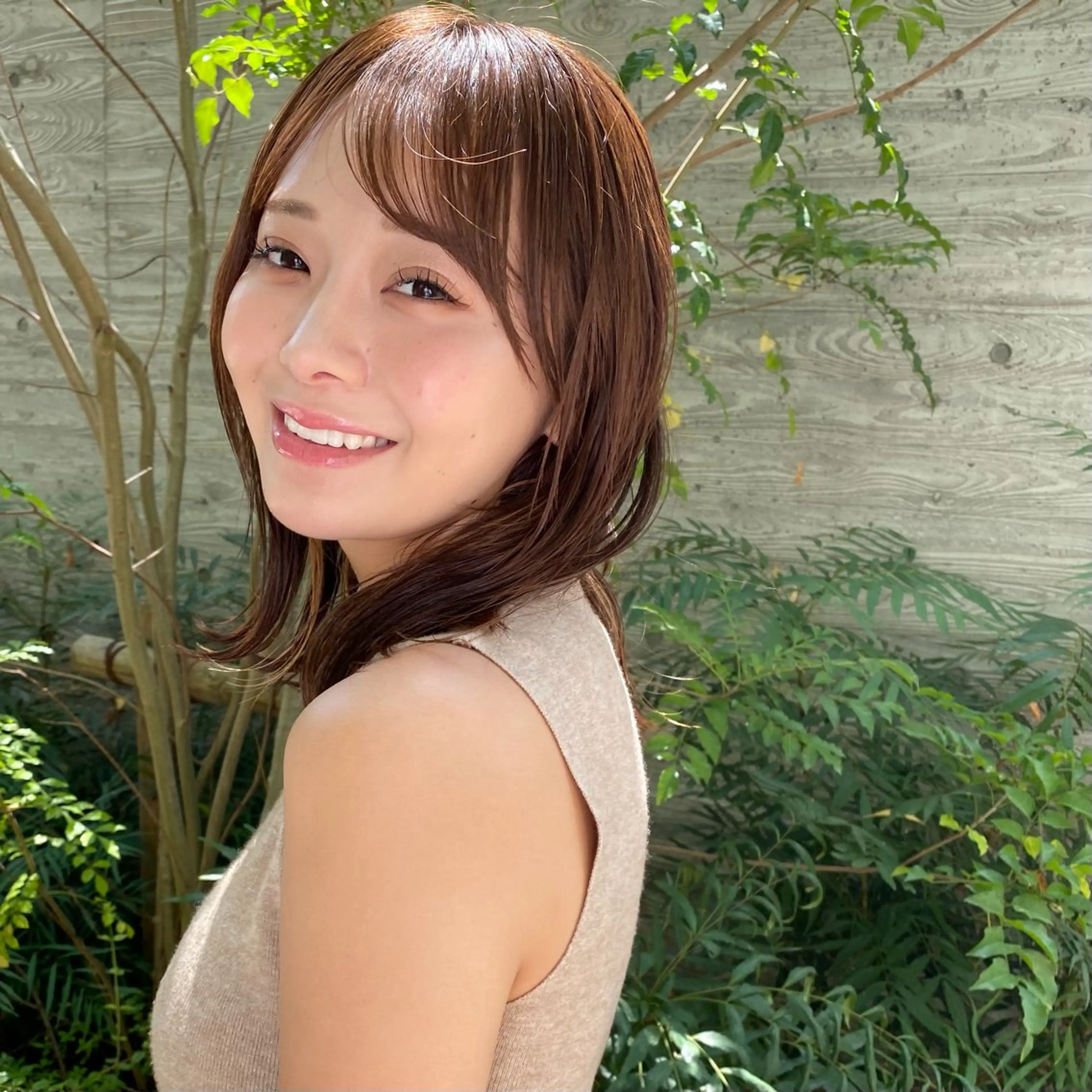 セミロング セミロングパーマ ハイライト 髪質改善 レイヤーカット ショート職人 美容師【KENTA】のヘアスタイル