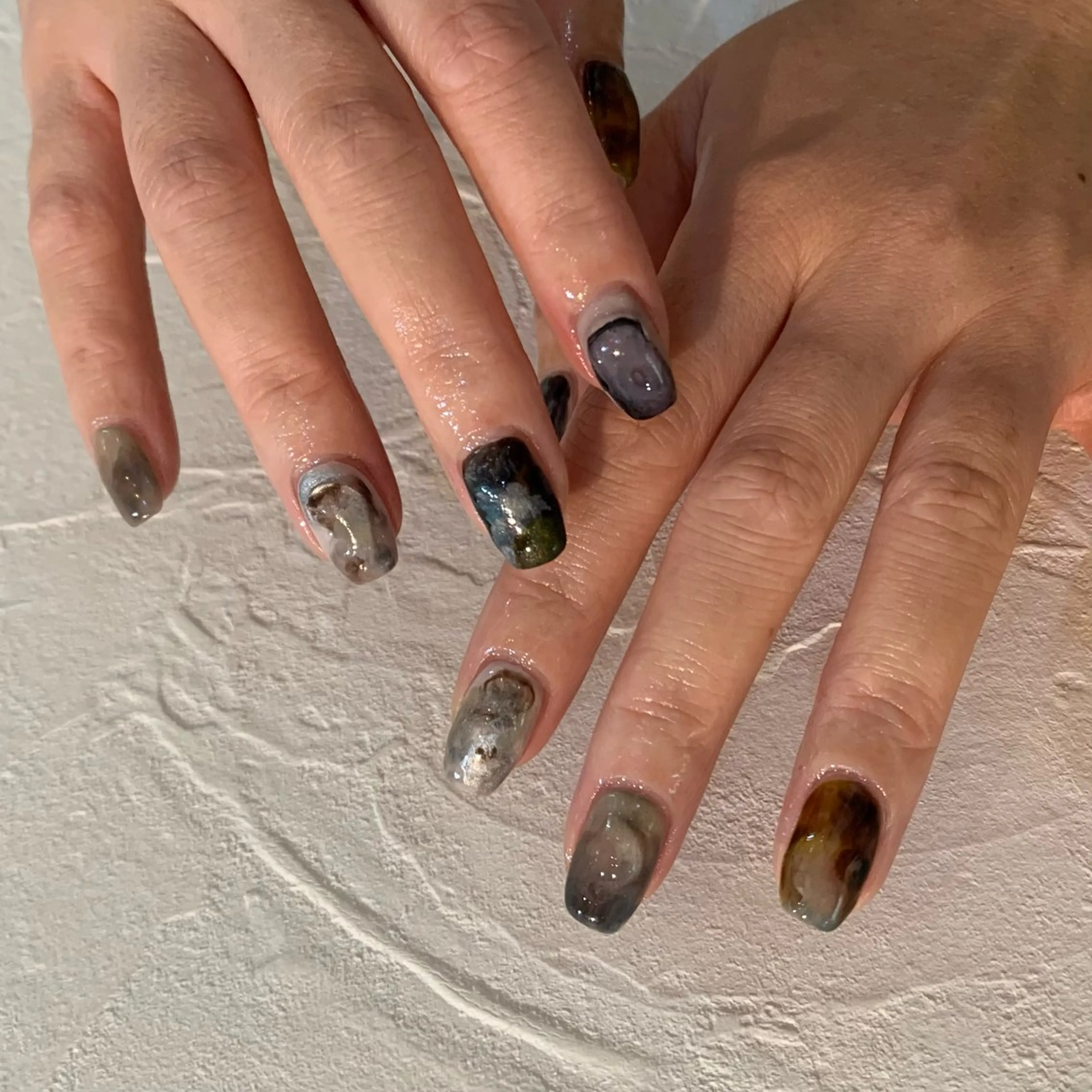 ネイル ハンドネイル YUKIMO🍎名駅 /ニュアンスのネイルデザイン