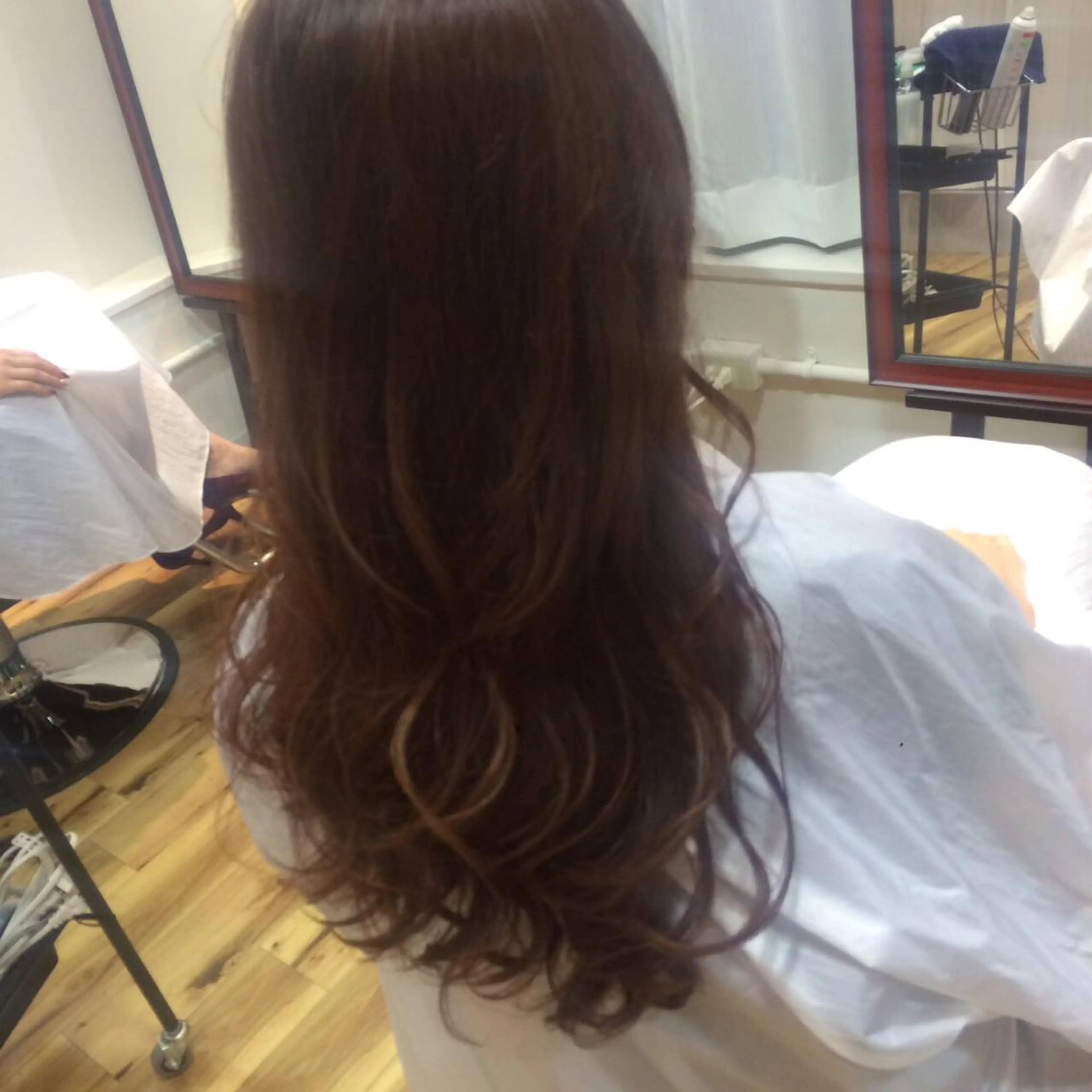 ロング カラー ヘアアレンジ MIZUHO / ダブルカラー髪質改善のヘアスタイル