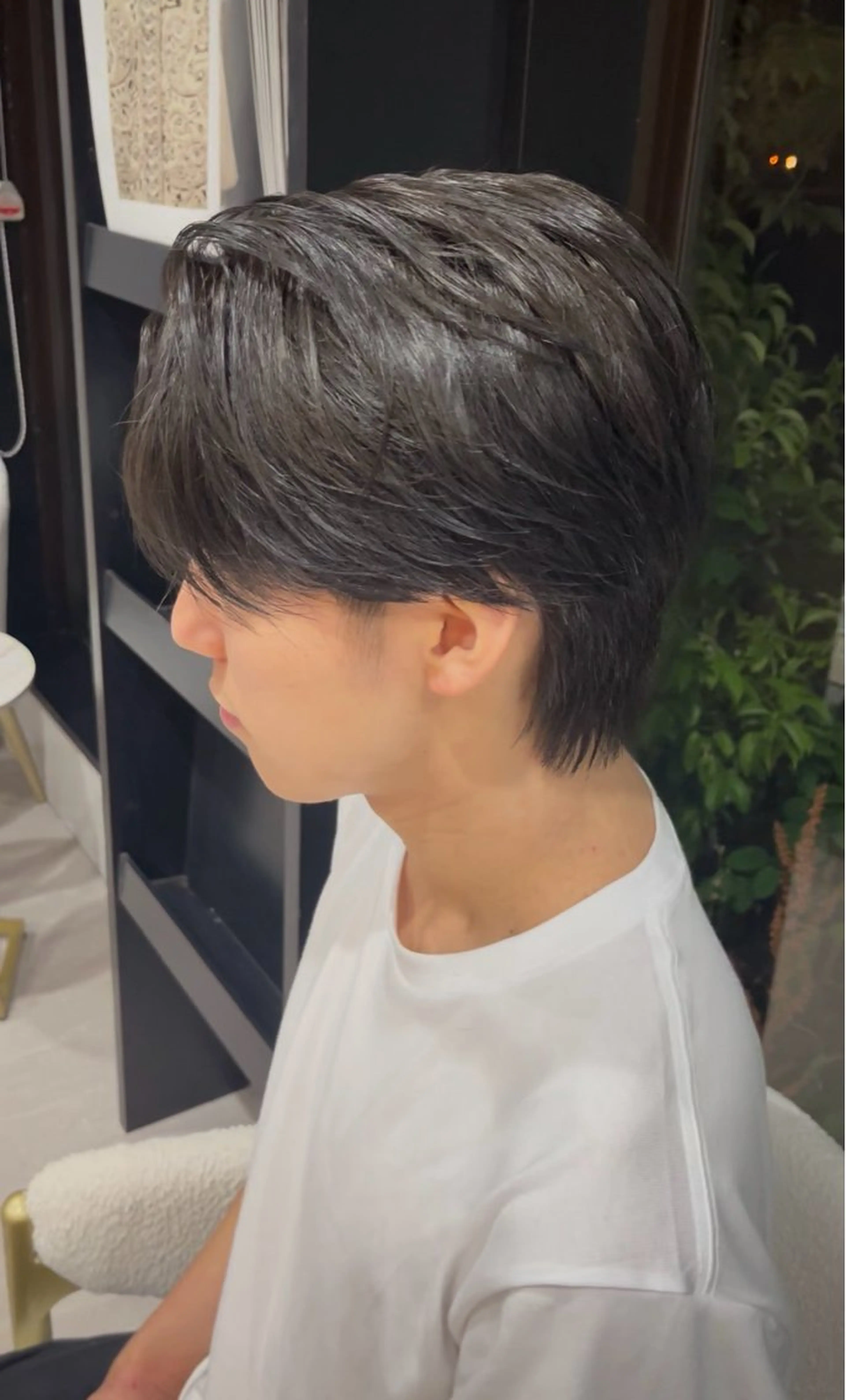パーマ メンズ 寺島 理菜のヘアスタイル