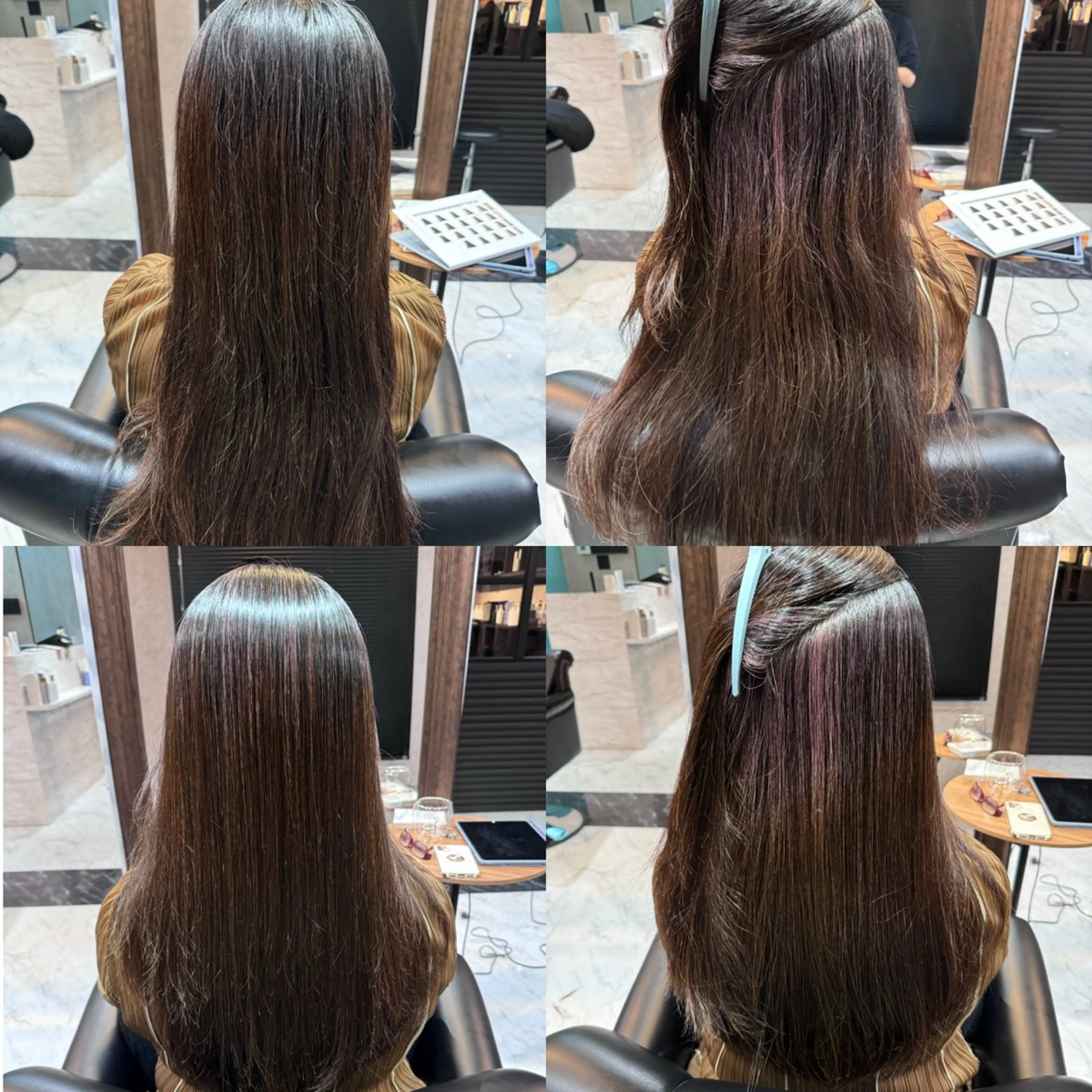 ロング 縮毛矯正 LuanaTOKYO 都築佑汰のヘアスタイル