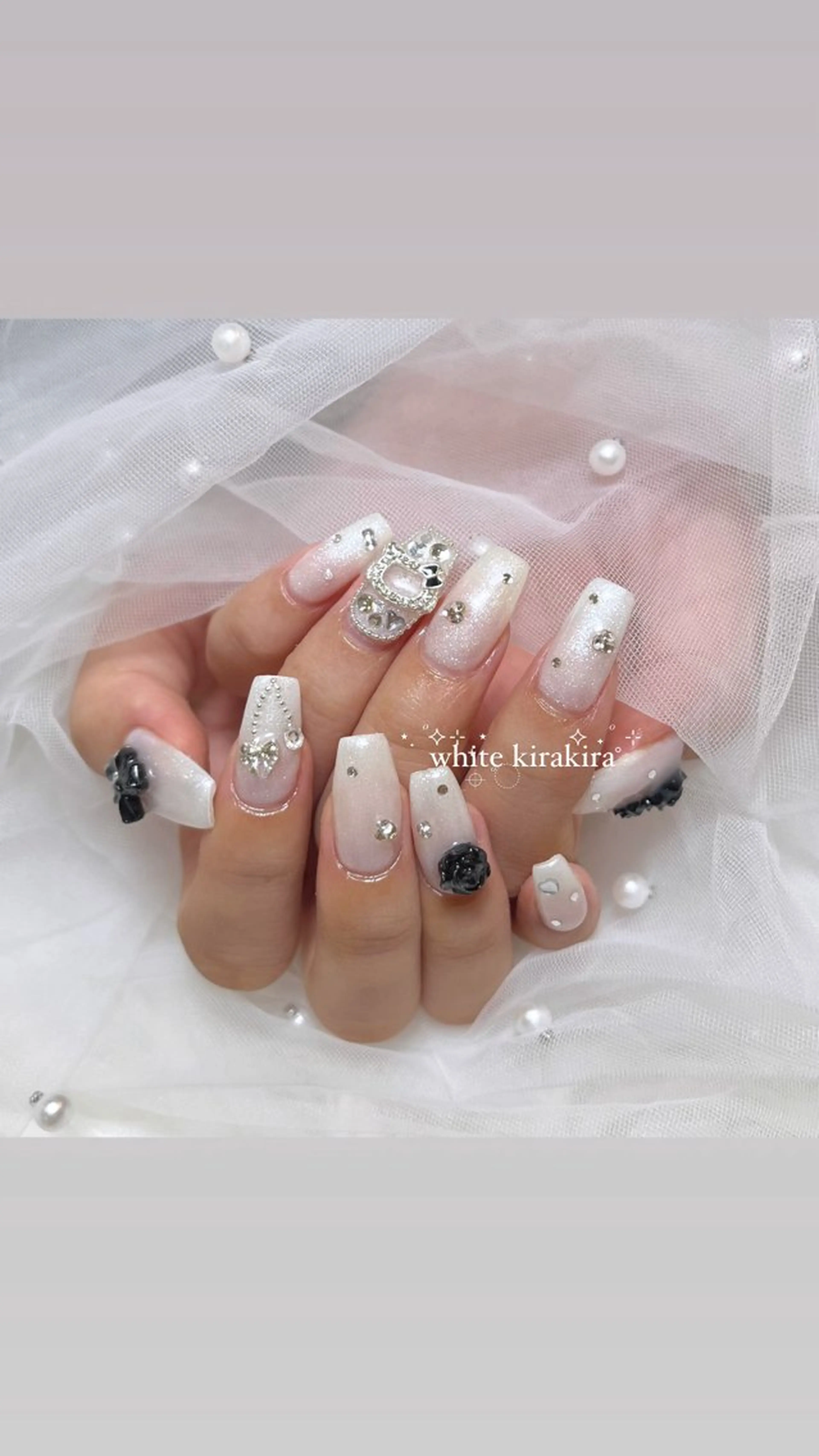 ネイル ハンドネイル Blanche mimi.u_aのネイルデザイン
