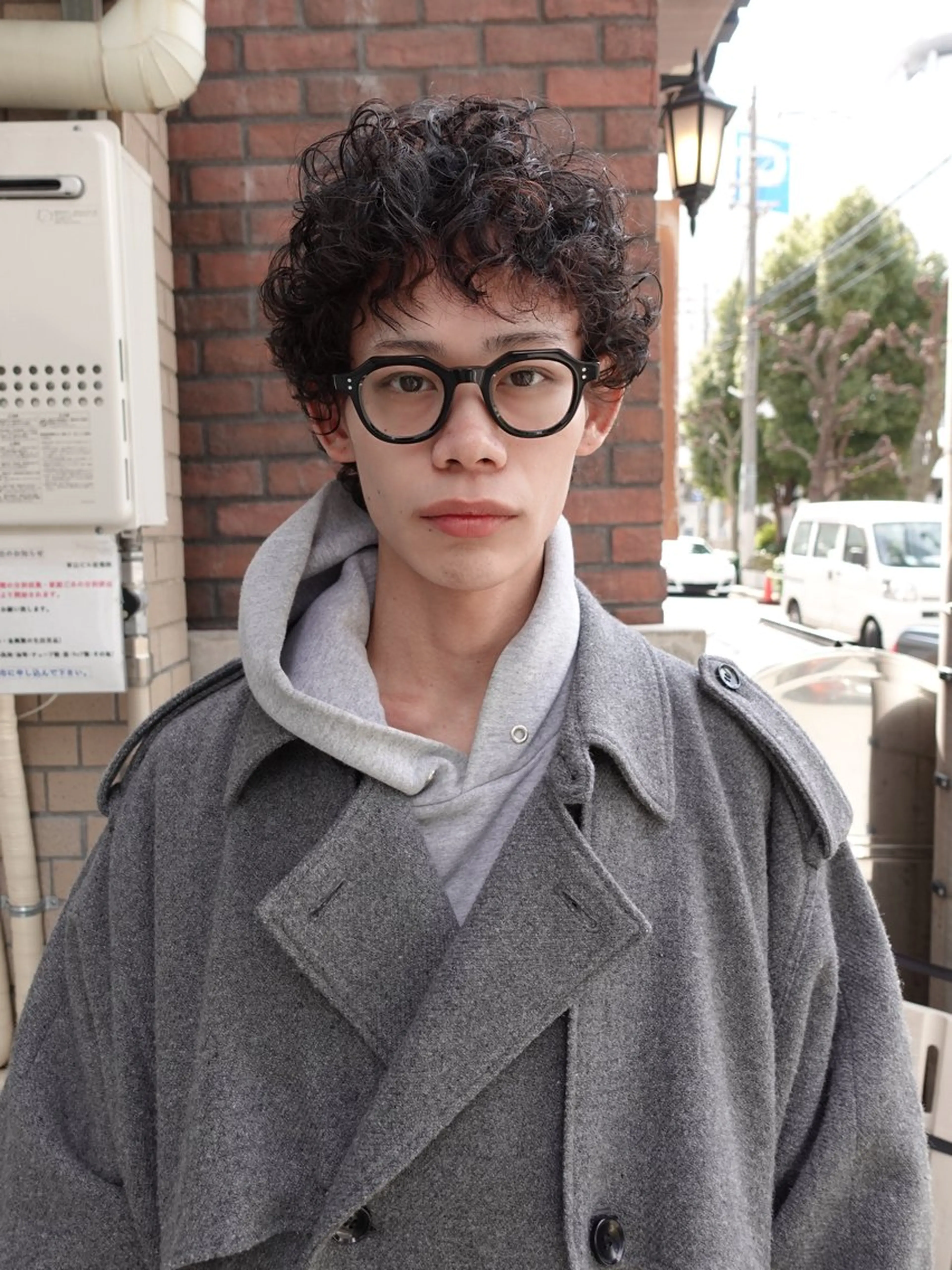 ミディアム パーマ メンズ トレンドヘア◎ 店長　清原佑太のヘアスタイル