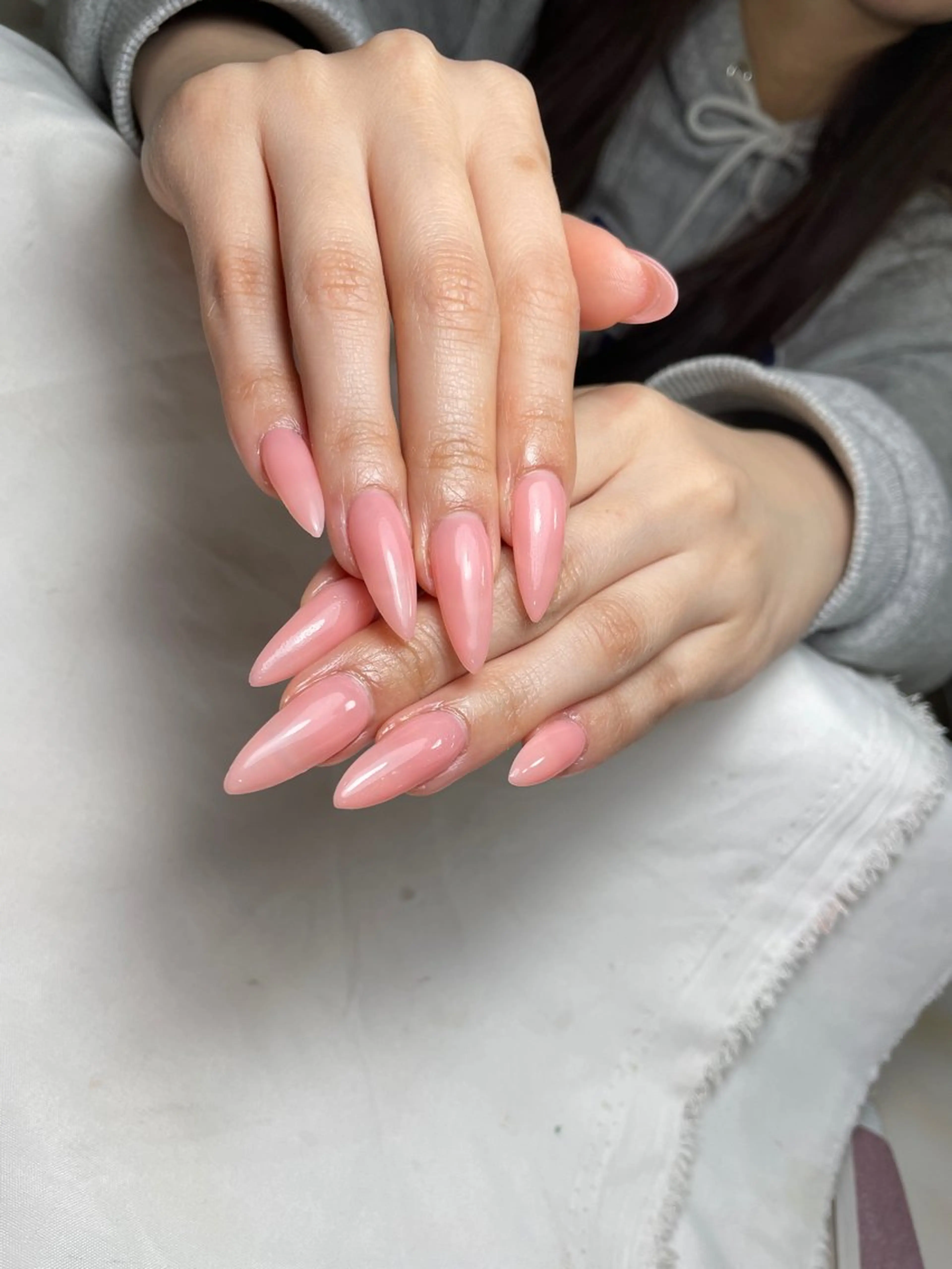 ネイル アートネイル フレンチネイル ジェルネイル グラデーション 韓国ネイル ハンドネイル 久保田 マリコのネイルデザイン