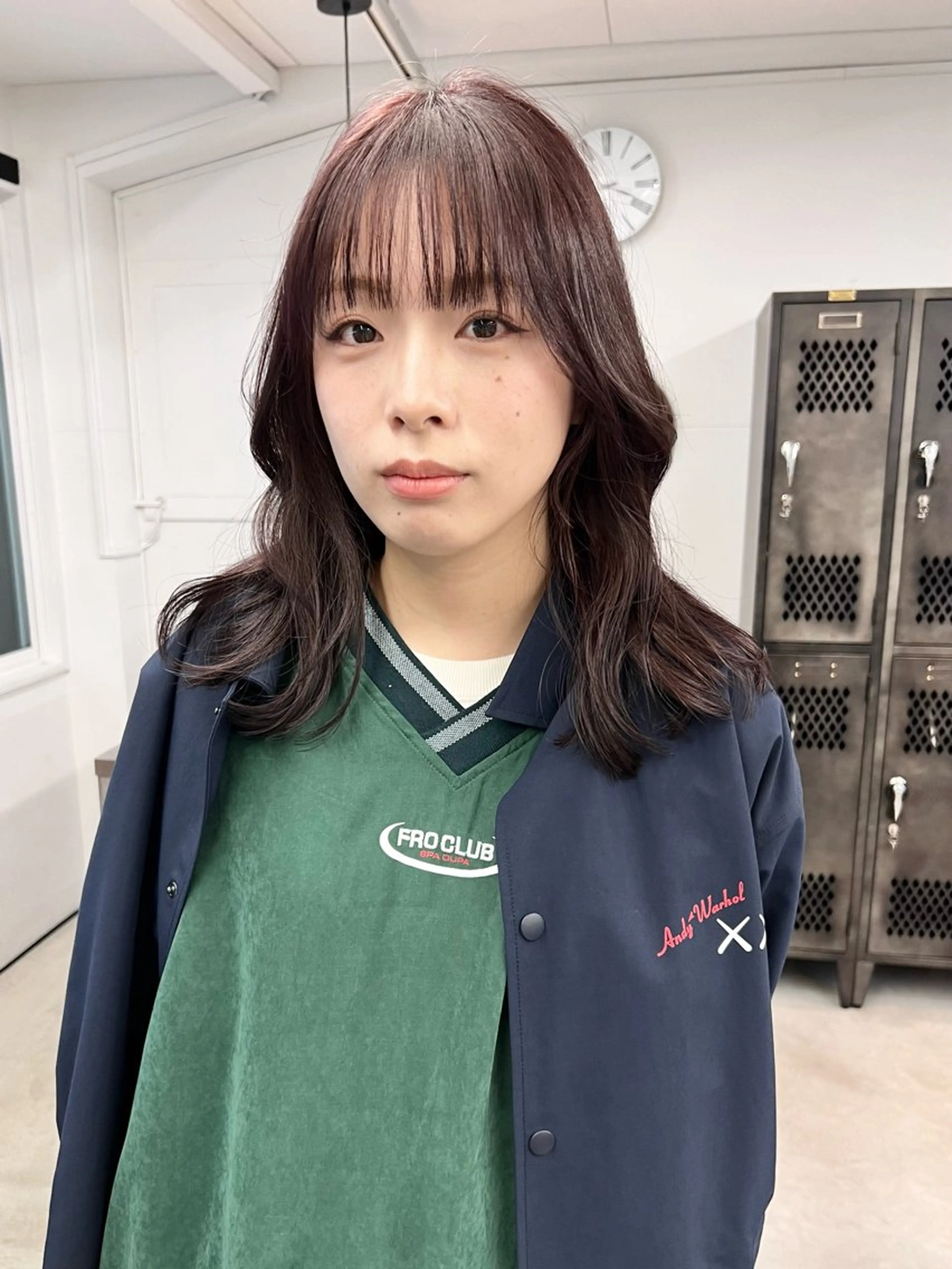 ミディアム カラー カット ヘアカラー トリートメント 樫原裕二/レイヤー カット/透明感カラーのヘアスタイル