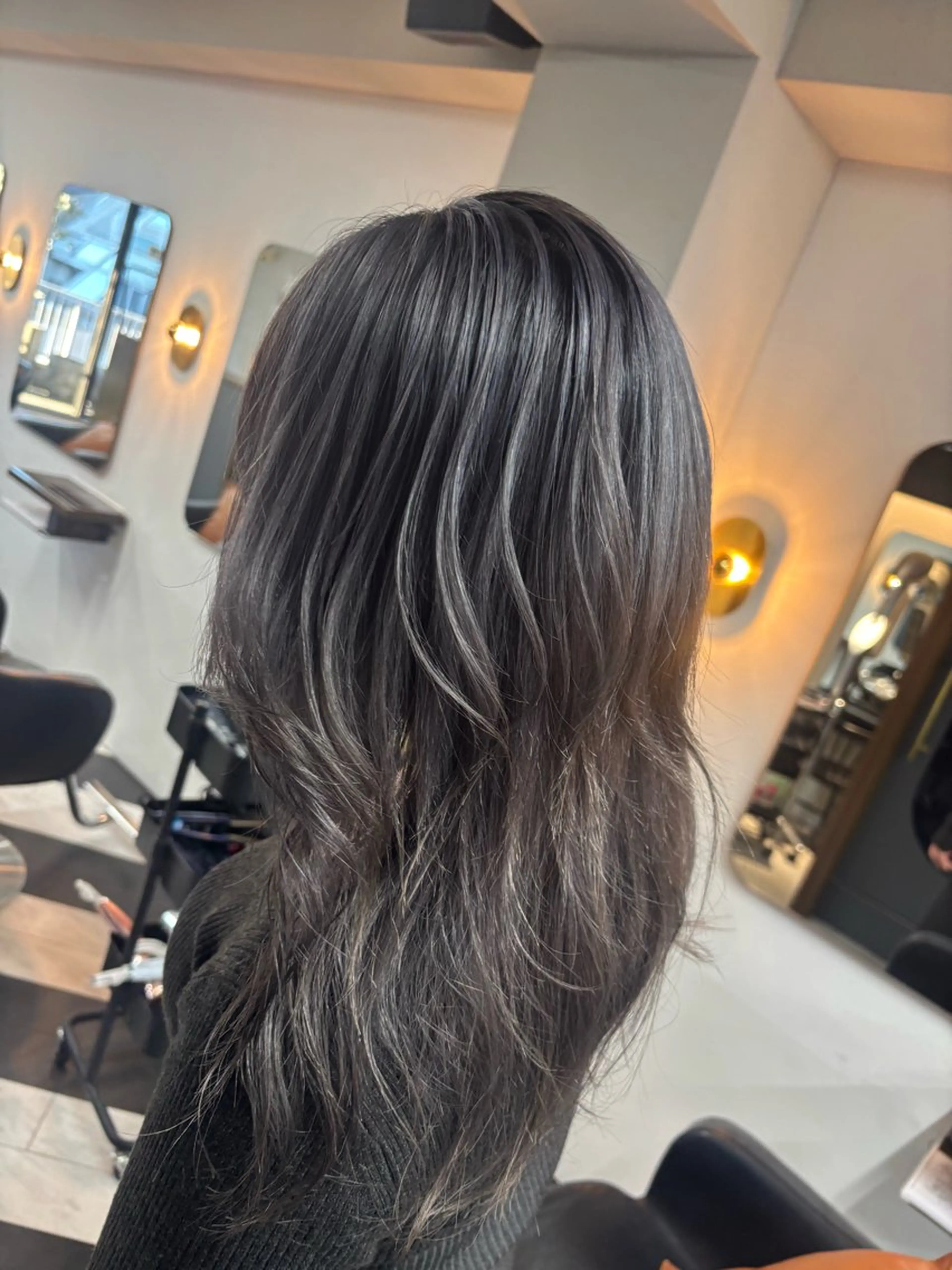 セミロング カラー カット ヘアカラー トリートメント 🦄艶髪育毛🌟毛髪 診断/セット/駒井のヘアスタイル