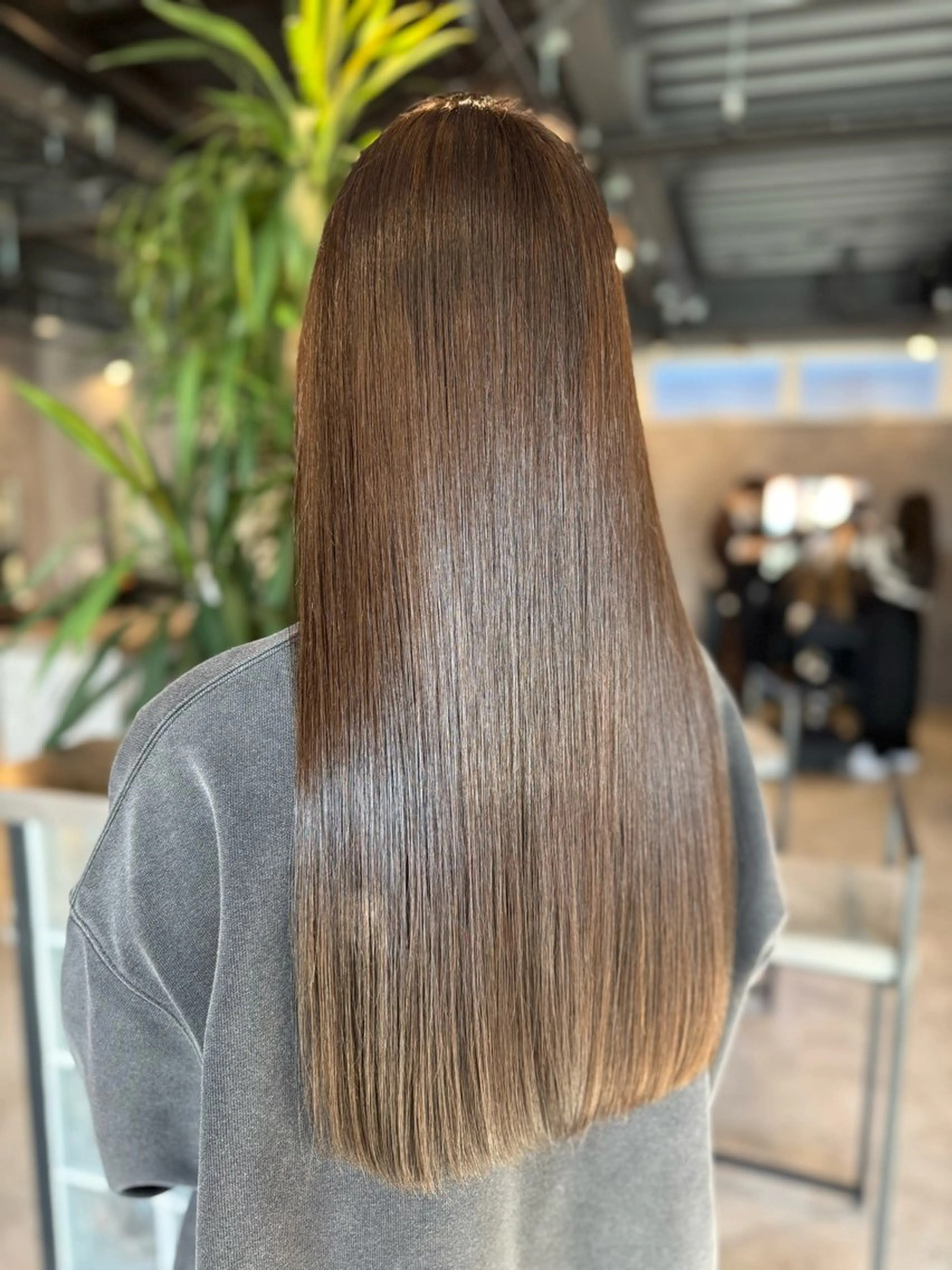 ロング カラー ベージュカラー ブリーチ ダブルカラー ブリーチなしカラー ヘアカラー ink Runaのマツエク・マツパデザイン