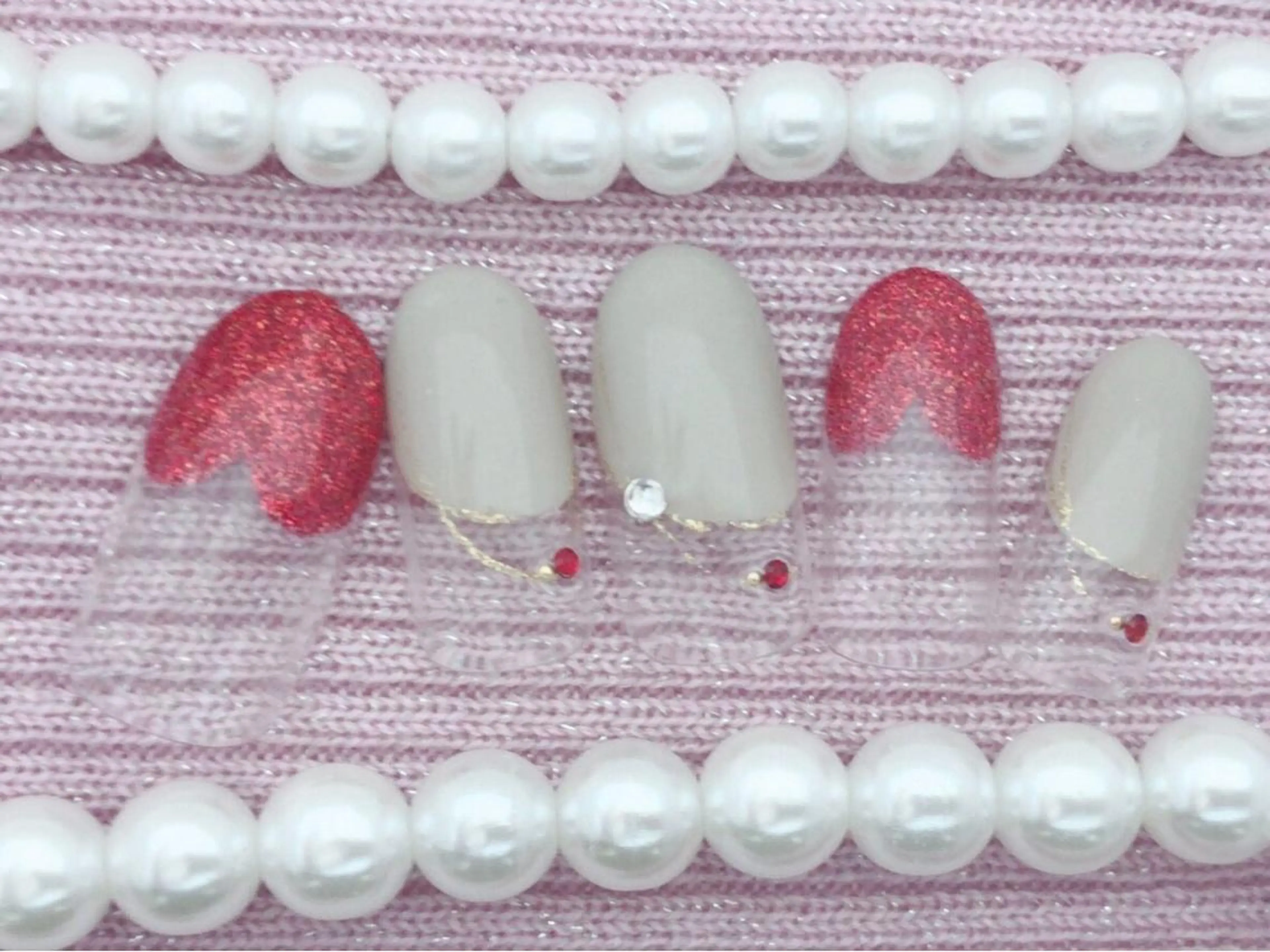 ネイル ストーンネイル Verest 西荻窪のネイルデザイン