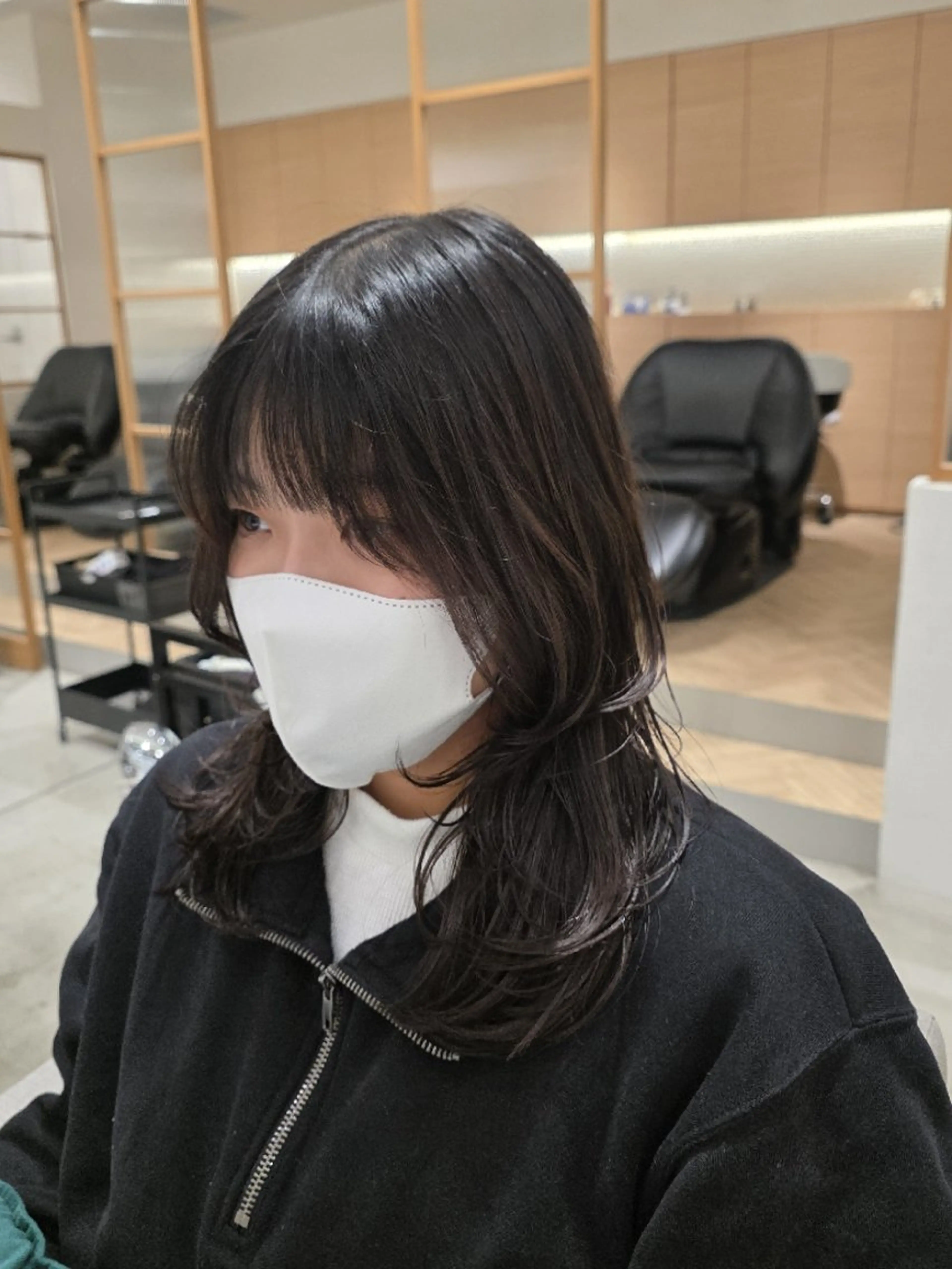 ミディアム ✂髪質改善ストレート NO.1 深澤 颯斗のヘアスタイル