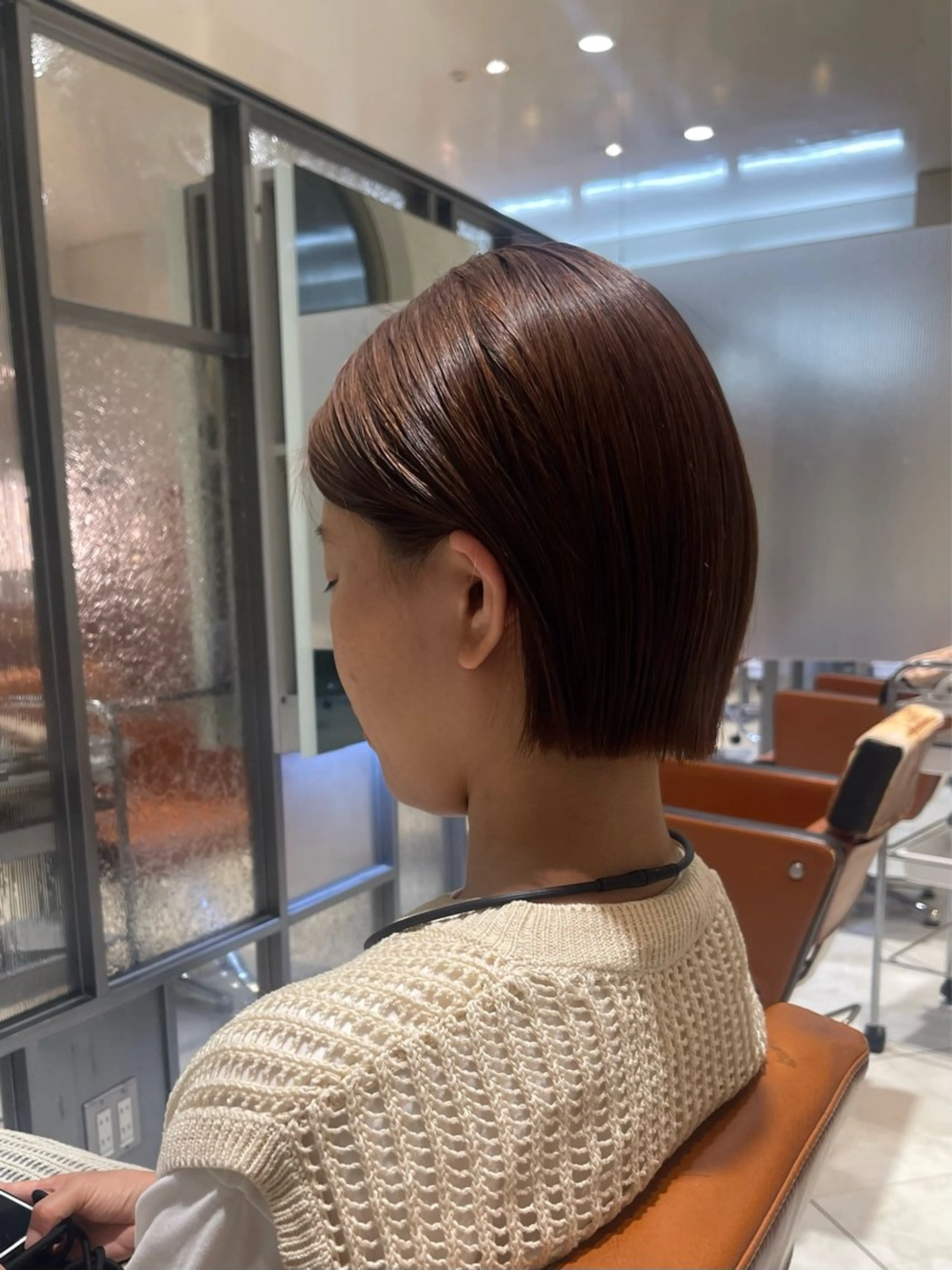 ショート カラー カット 前田 彩良のヘアスタイル