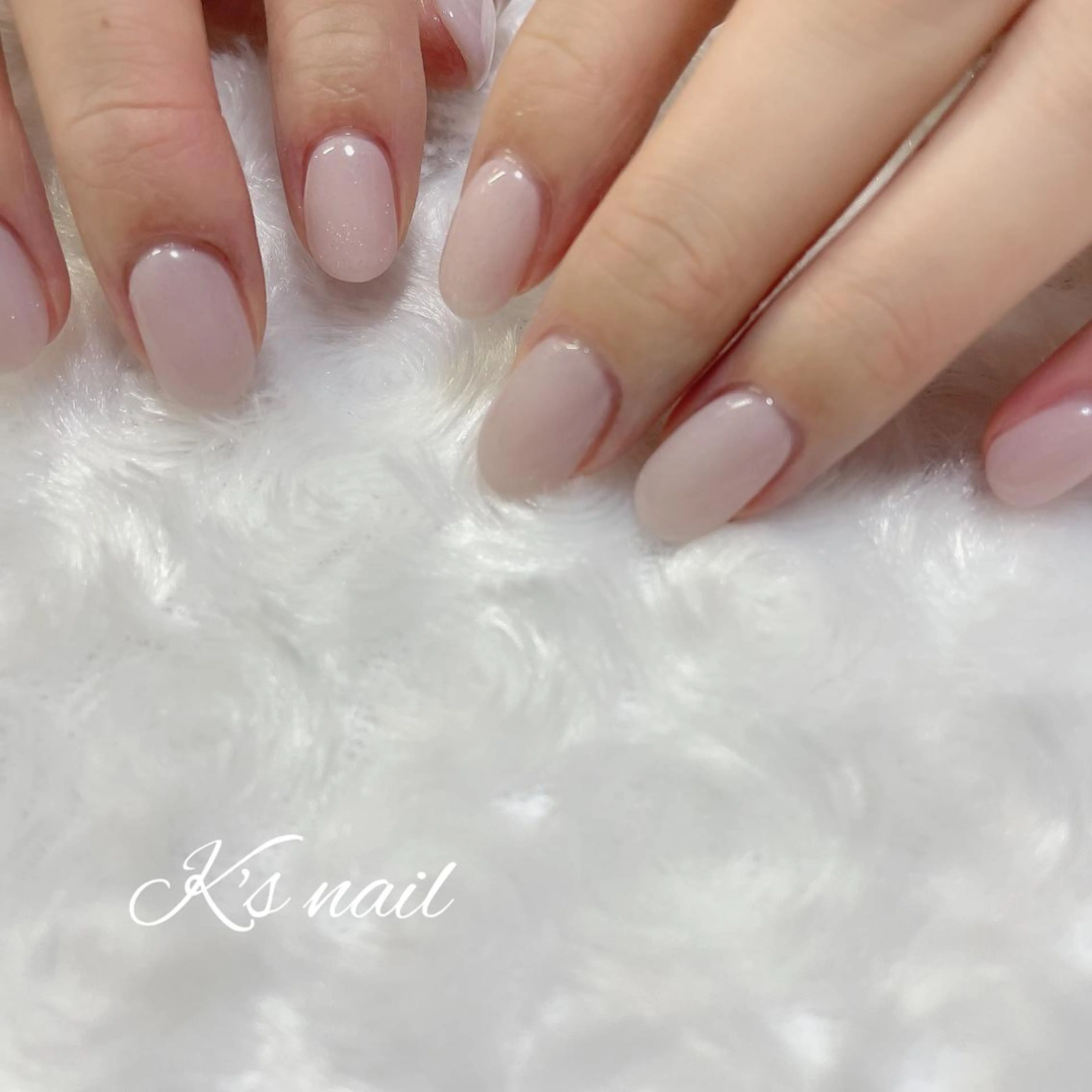 ネイル 桜ネイル ワンカラーネイル ハンドネイル K's nail kotoeのネイルデザイン