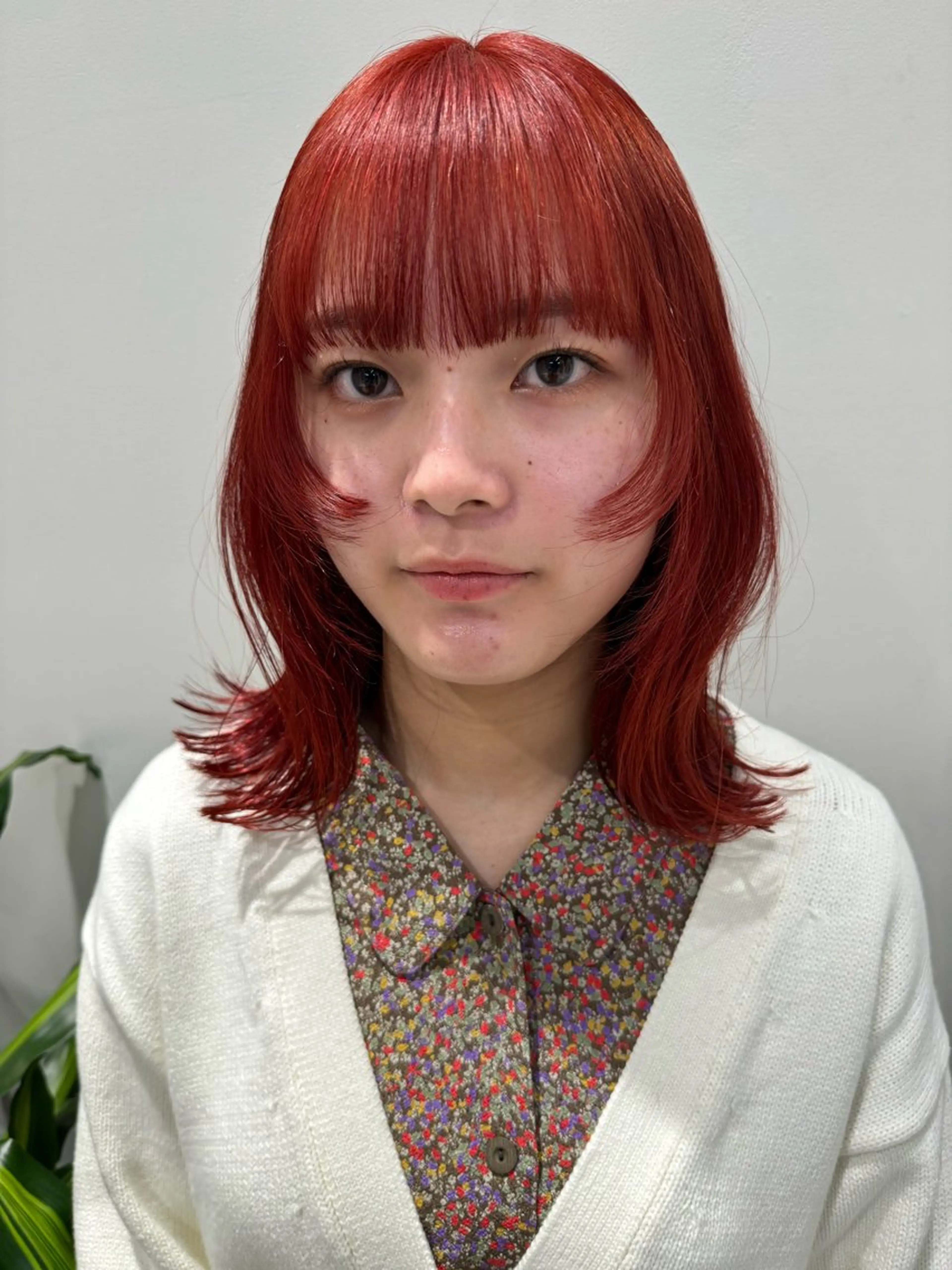 ミディアム カラー 高畑 恵莉 👒 暖色 / 艶髪 🧺のヘアスタイル