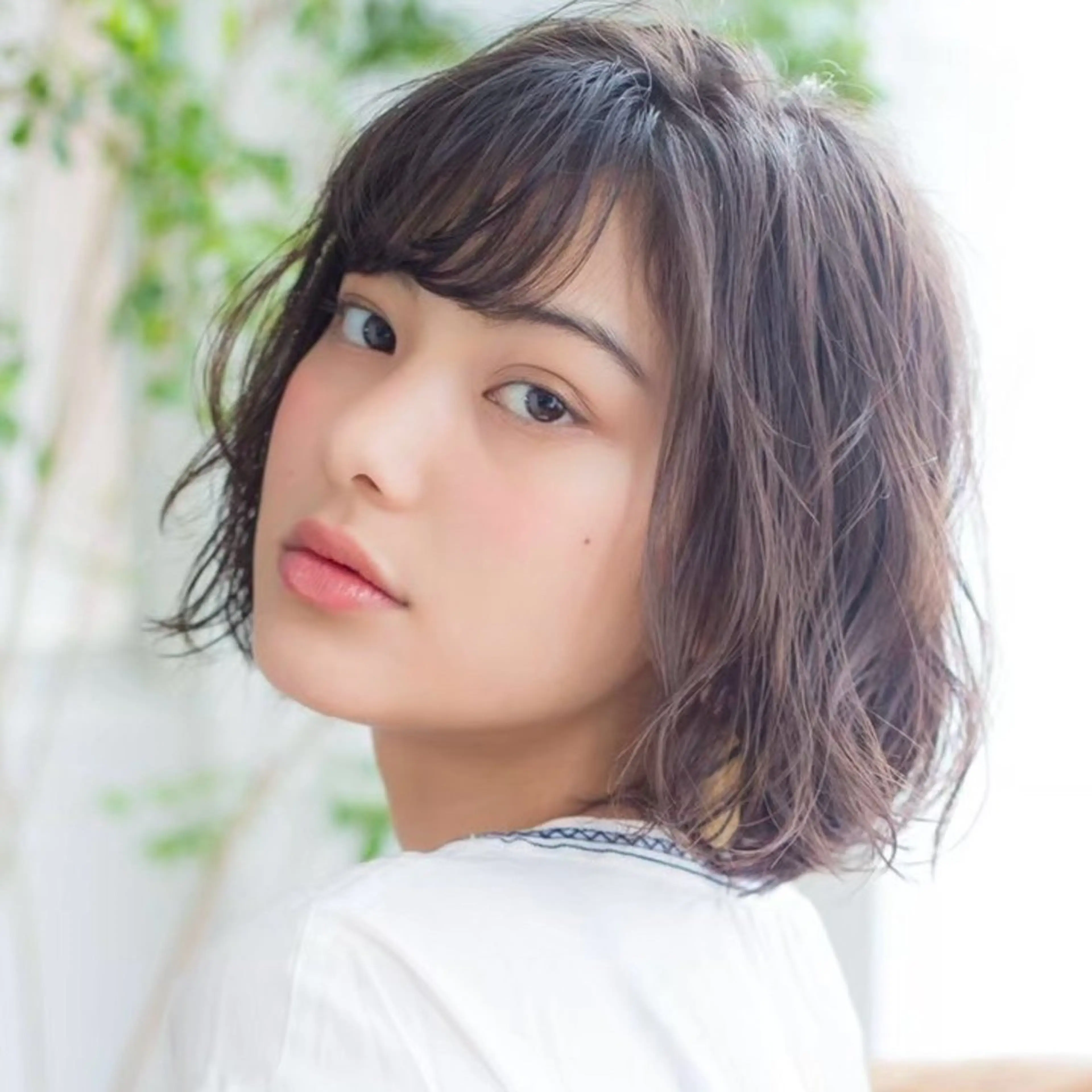 パーマ りな💗垢抜け前髪/ レイヤー💗縮毛矯正のヘアスタイル