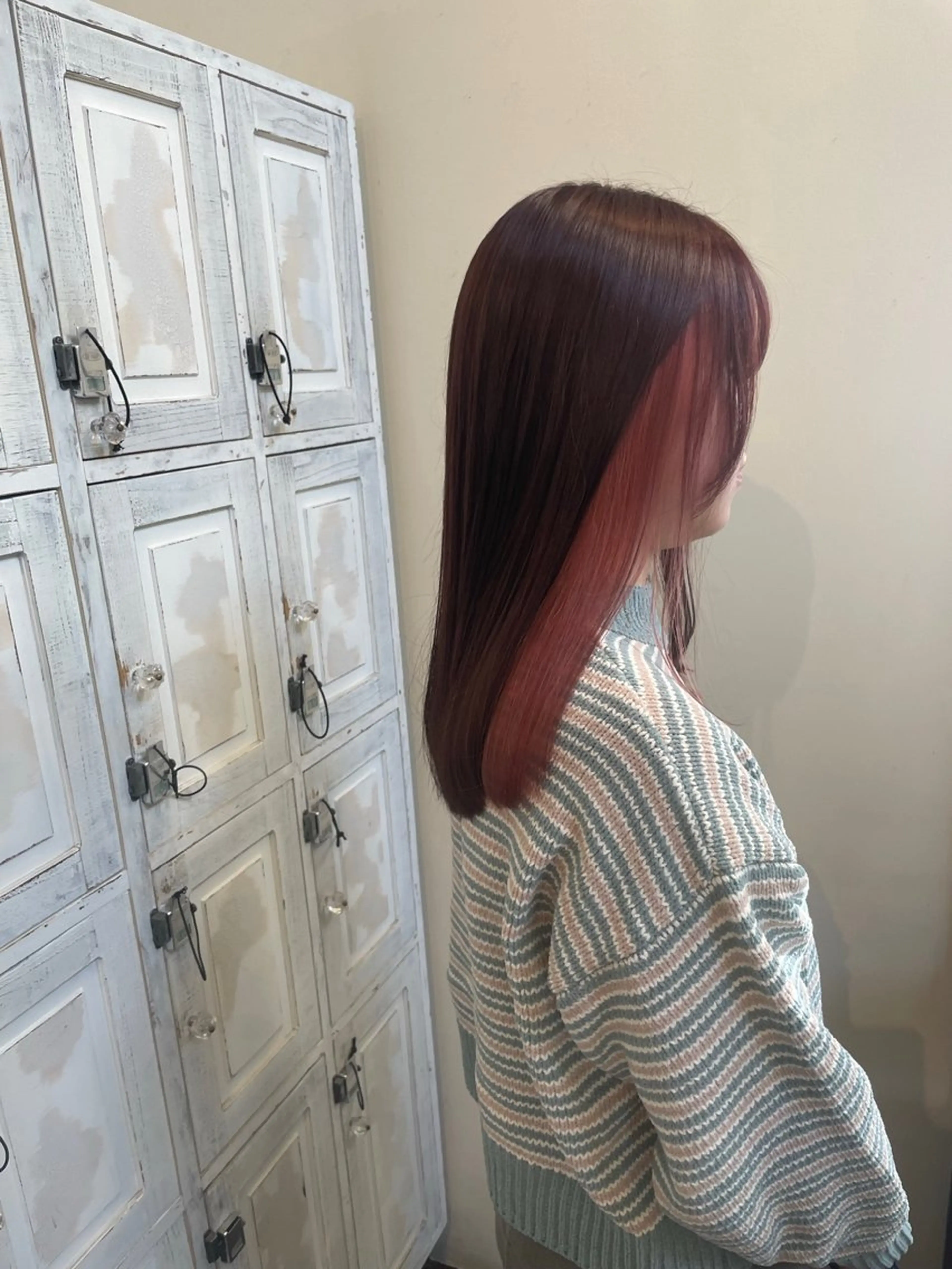 ロング カラー ルプラボウ/中村潤菜 /ボブヘアのヘアスタイル