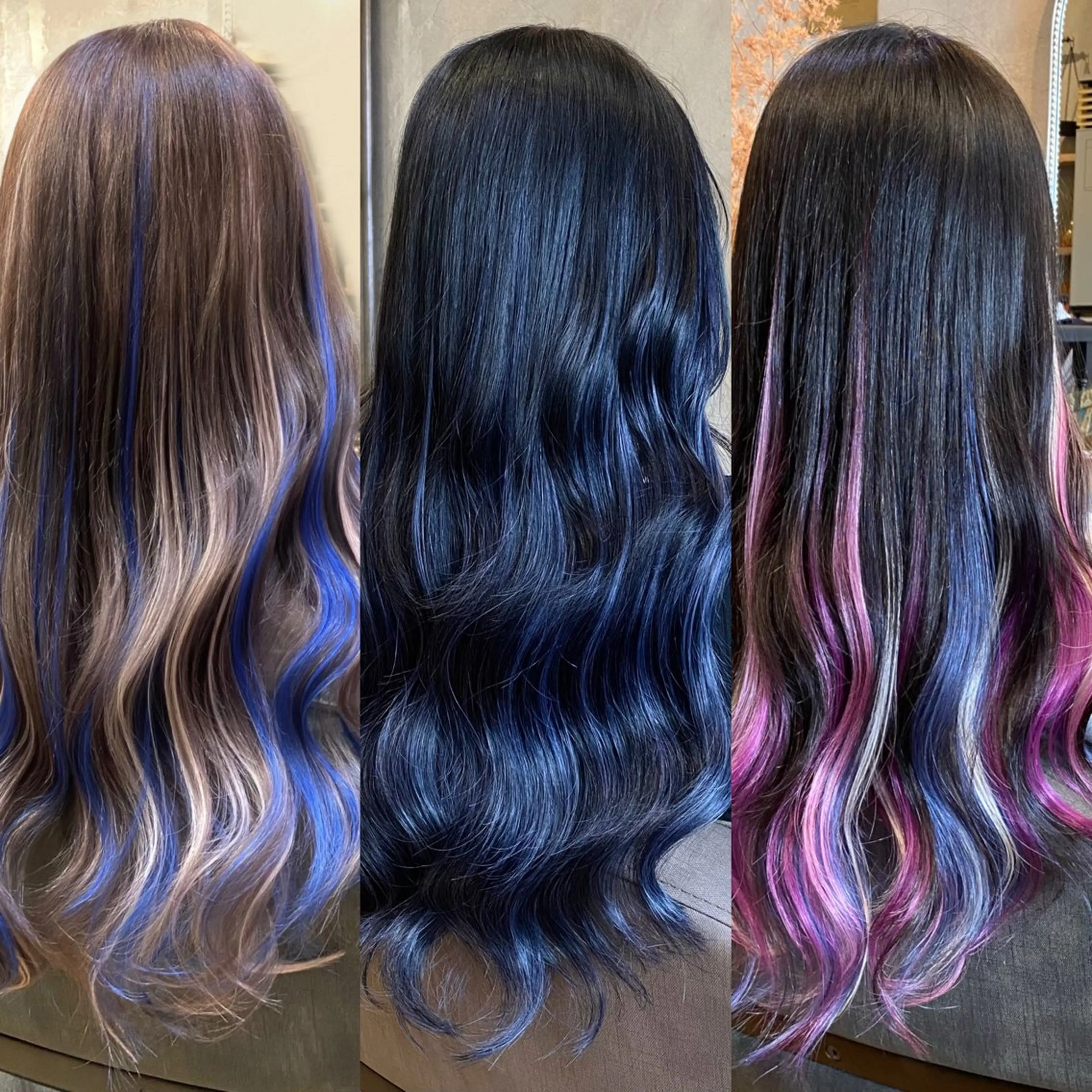 ロング ヘアカラー エクステ シールエクステ 🐁ONOの眉毛・アイブロウイメージ