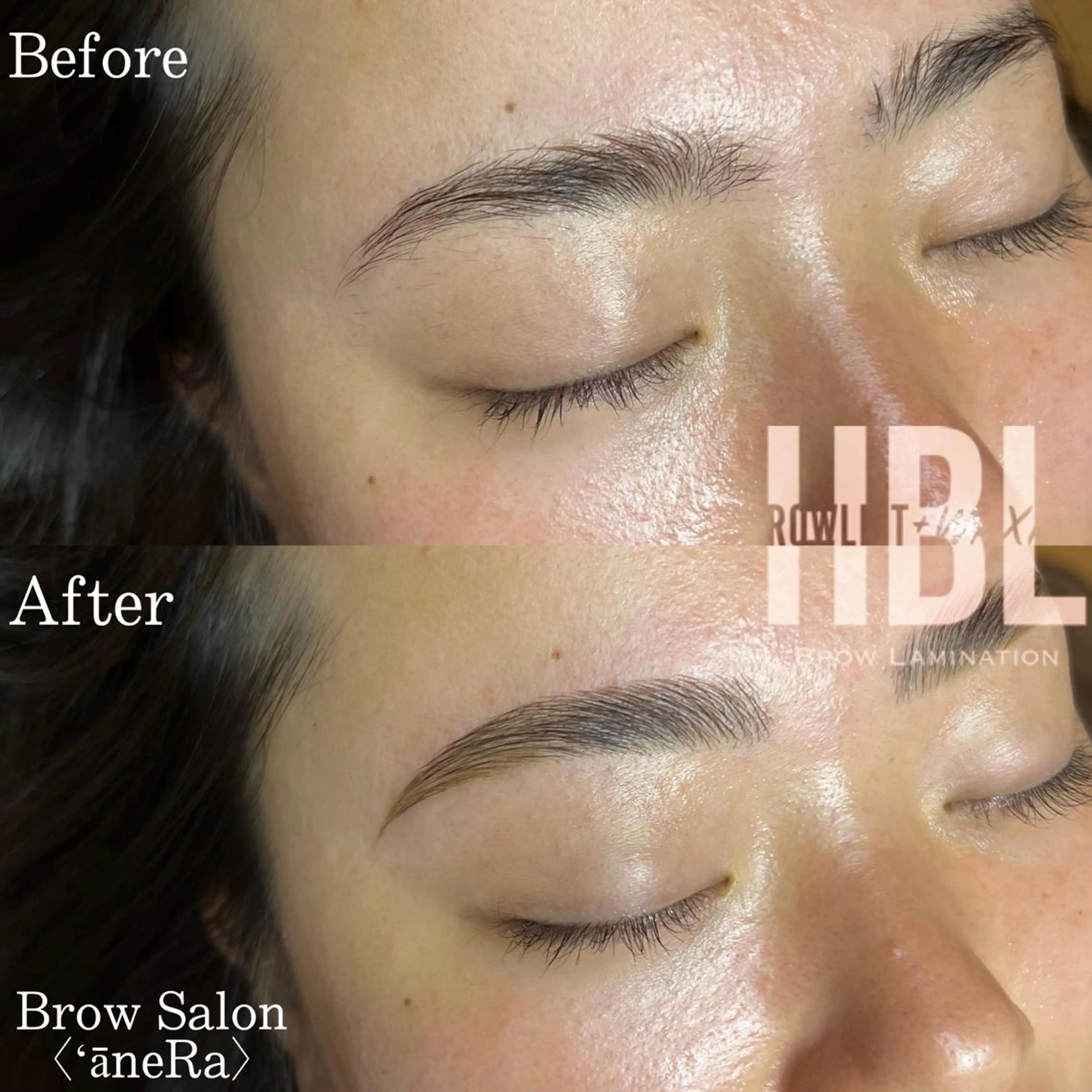 ハリウッドブロウリフト🌹〈2回目以降の方〉パーマ×ワックス脱毛＋メイクアップの写真