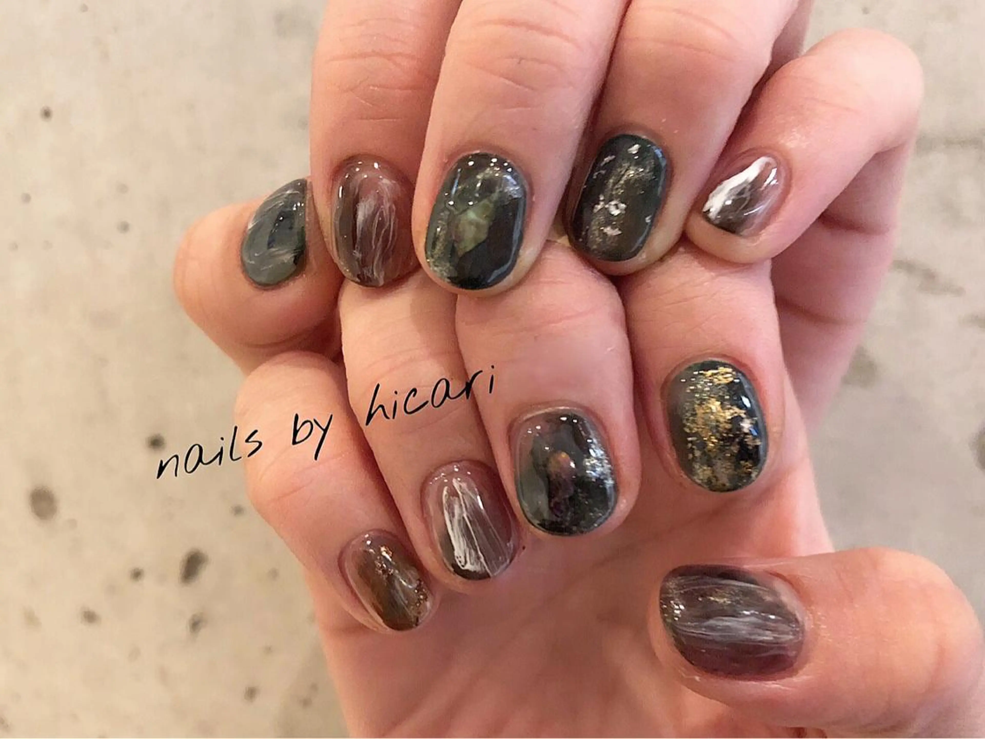 ショート カラー キッズ ネイル マツエク・マツパ illum hicariのネイルデザイン