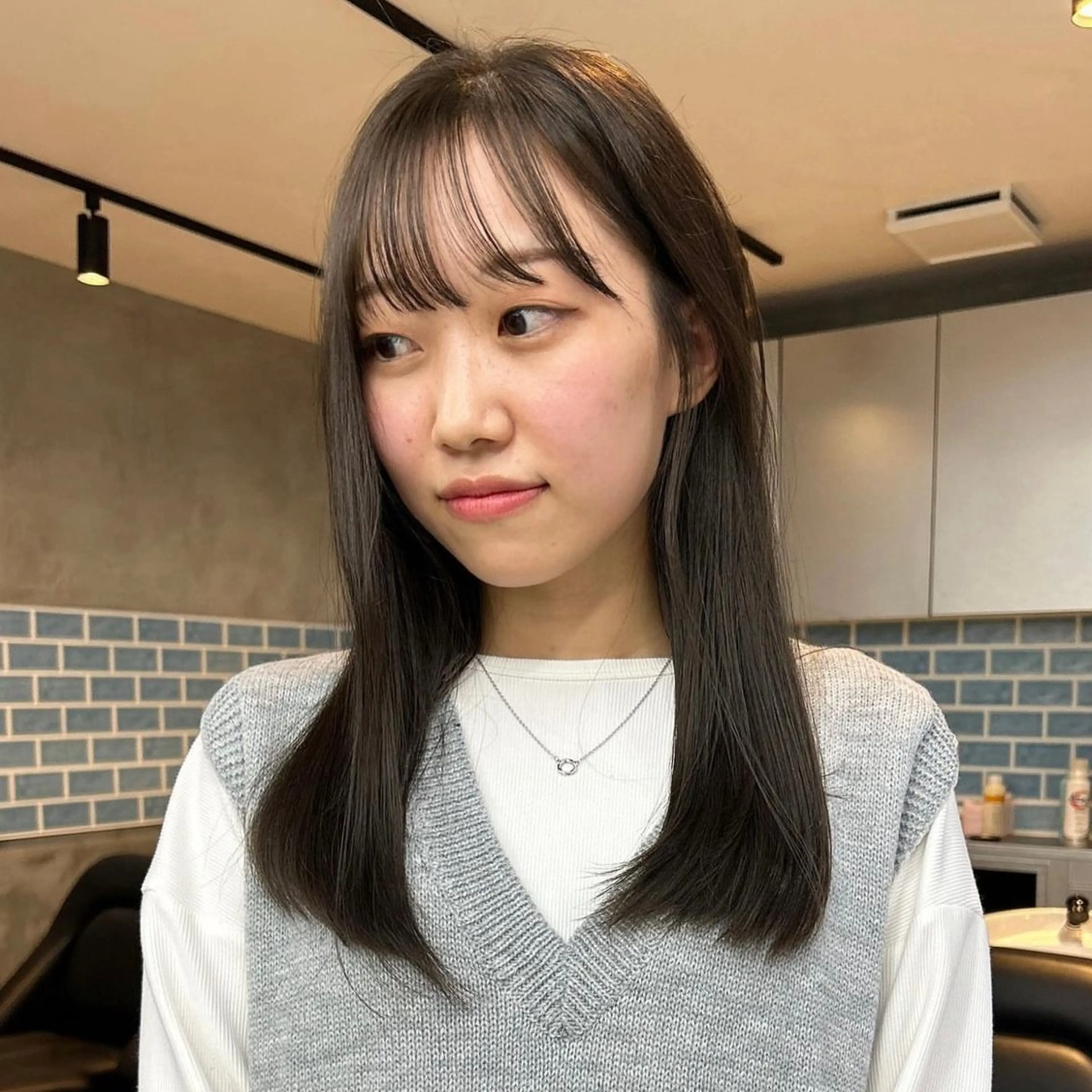 ⚪️カラー+超音波アイロン付TOKIOトリートメントの写真